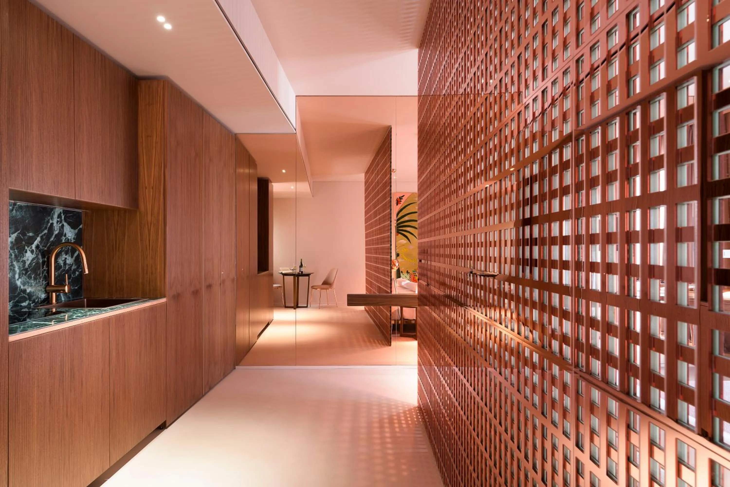 kitchen in Taormina Infinity Suites