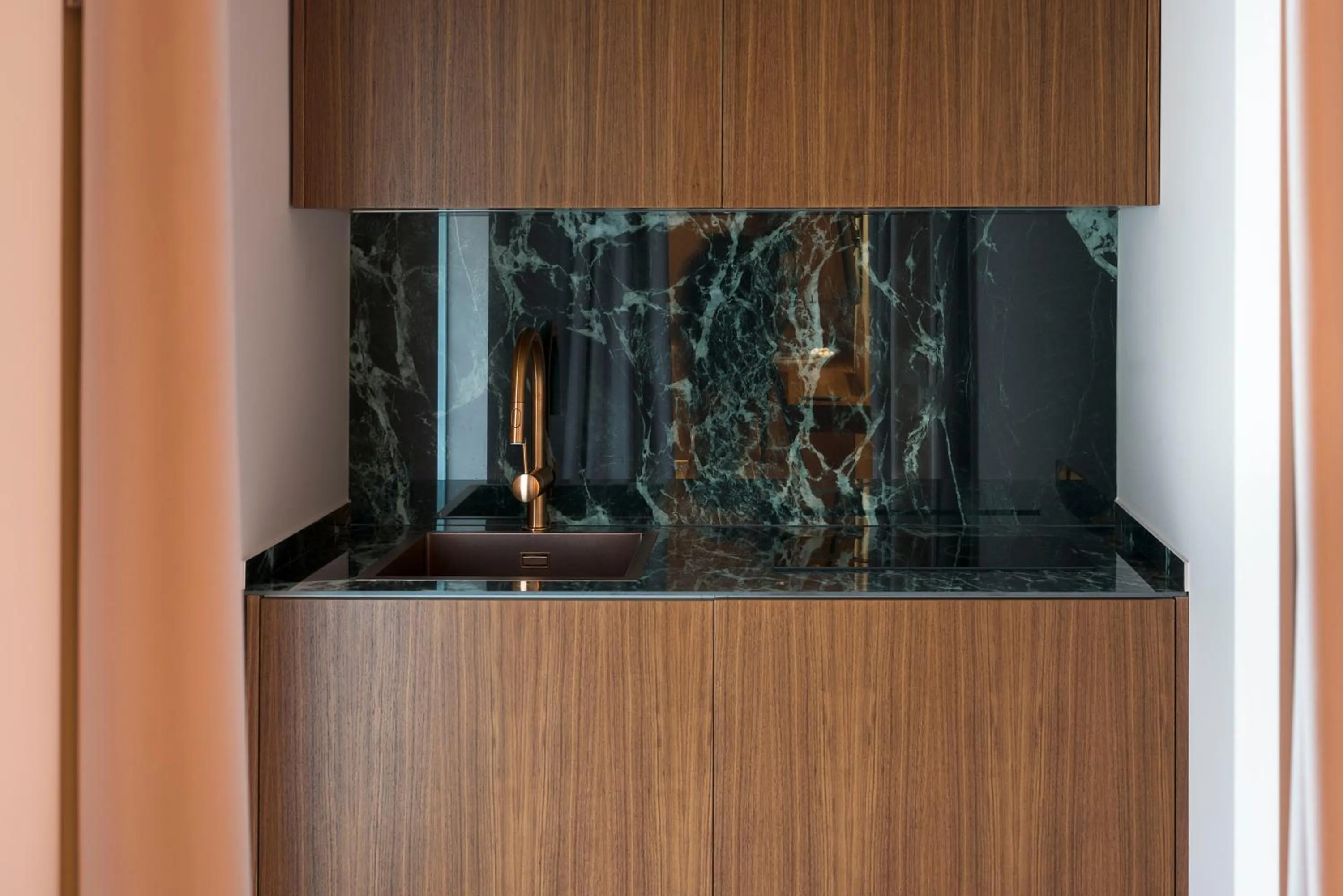 Kitchen or kitchenette in Taormina Infinity Suites