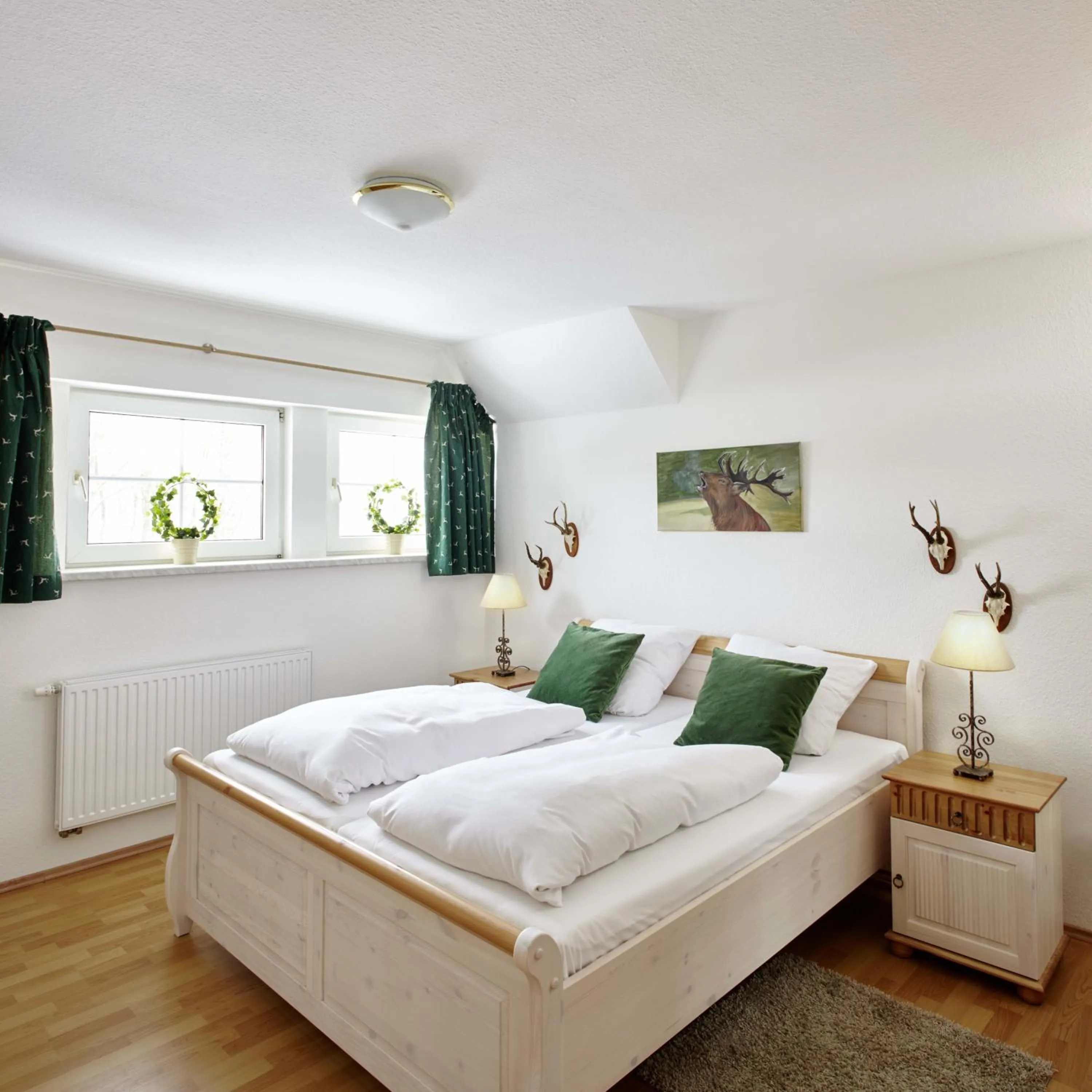 Decorative detail, Bed in Hotel Hof Tütsberg