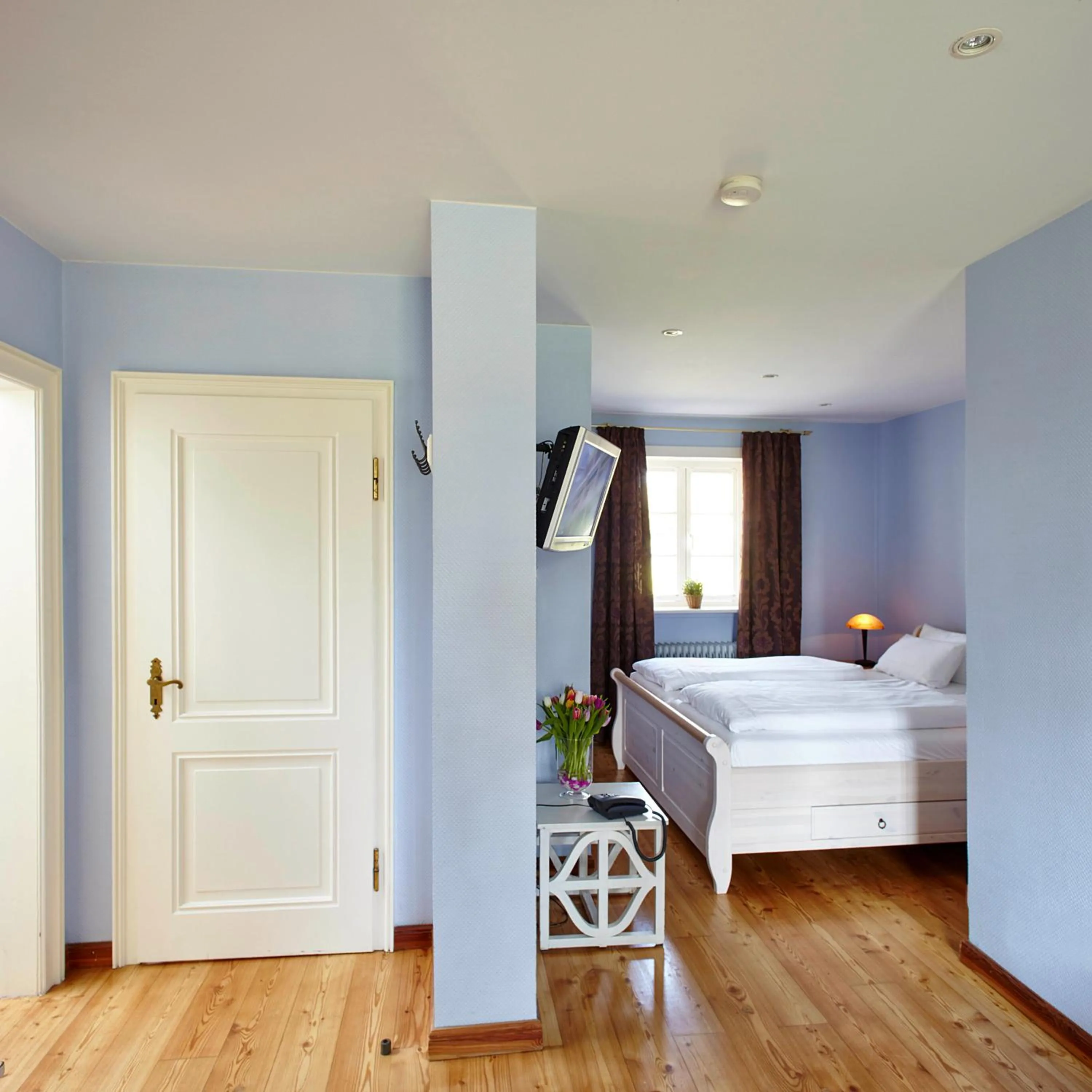 Decorative detail, Bed in Hotel Hof Tütsberg