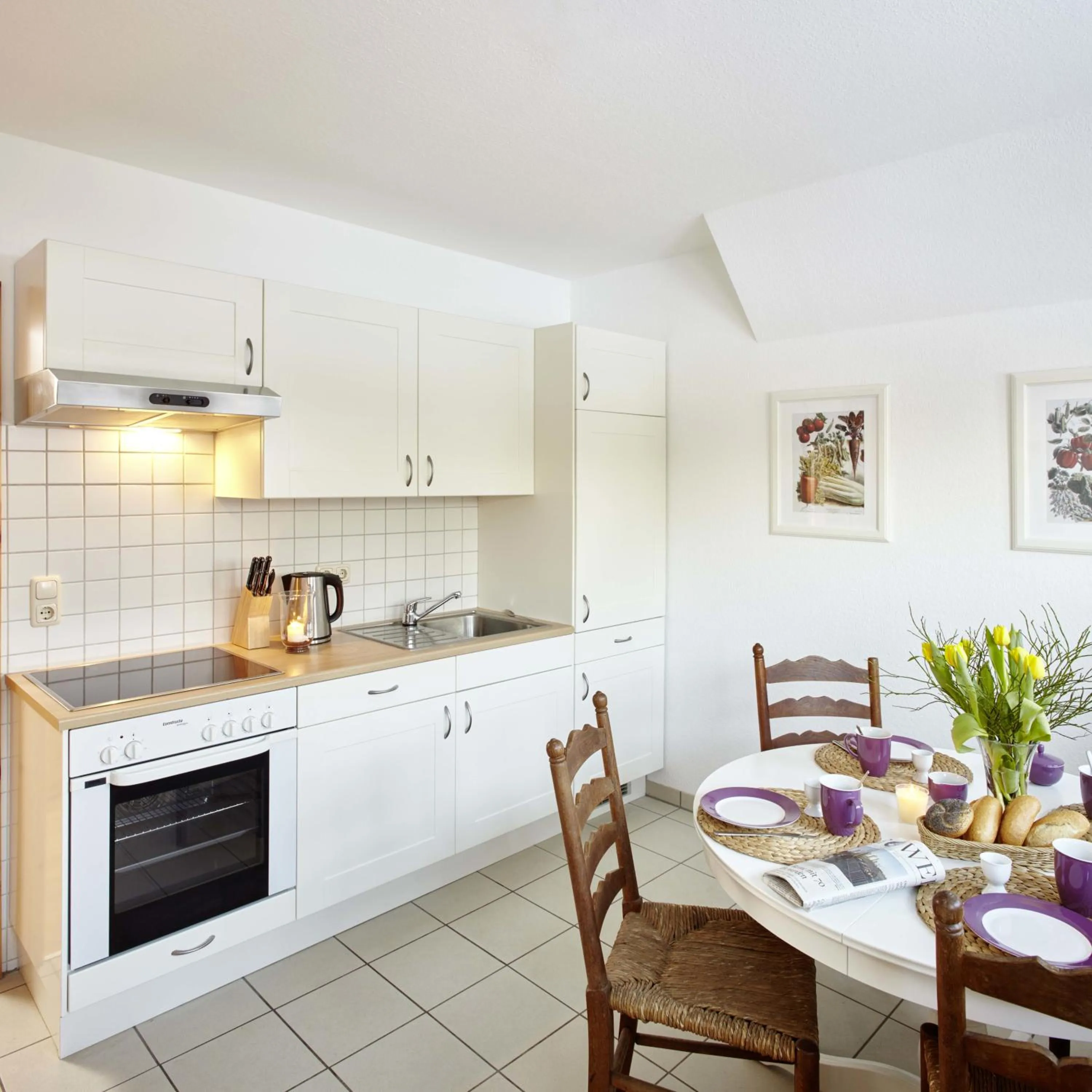 Kitchen or kitchenette in Hotel Hof Tütsberg