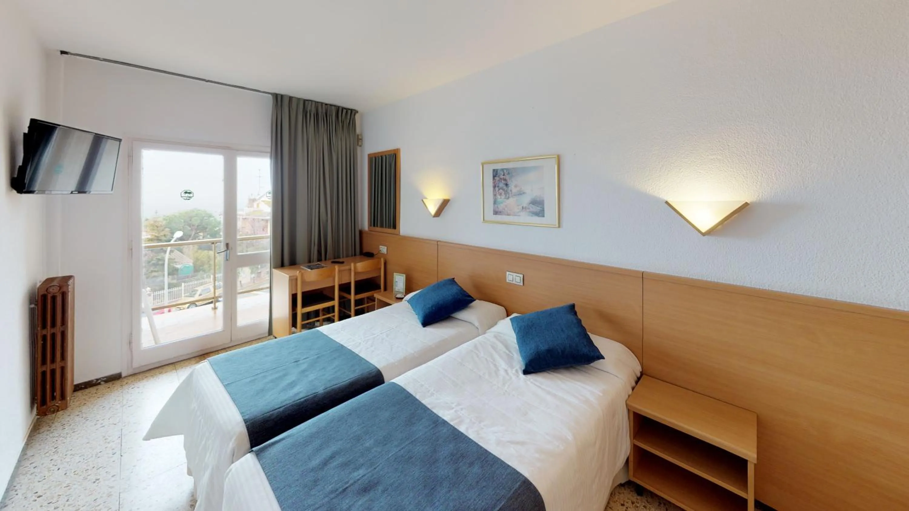 Property building, Bed in Hotel Samba