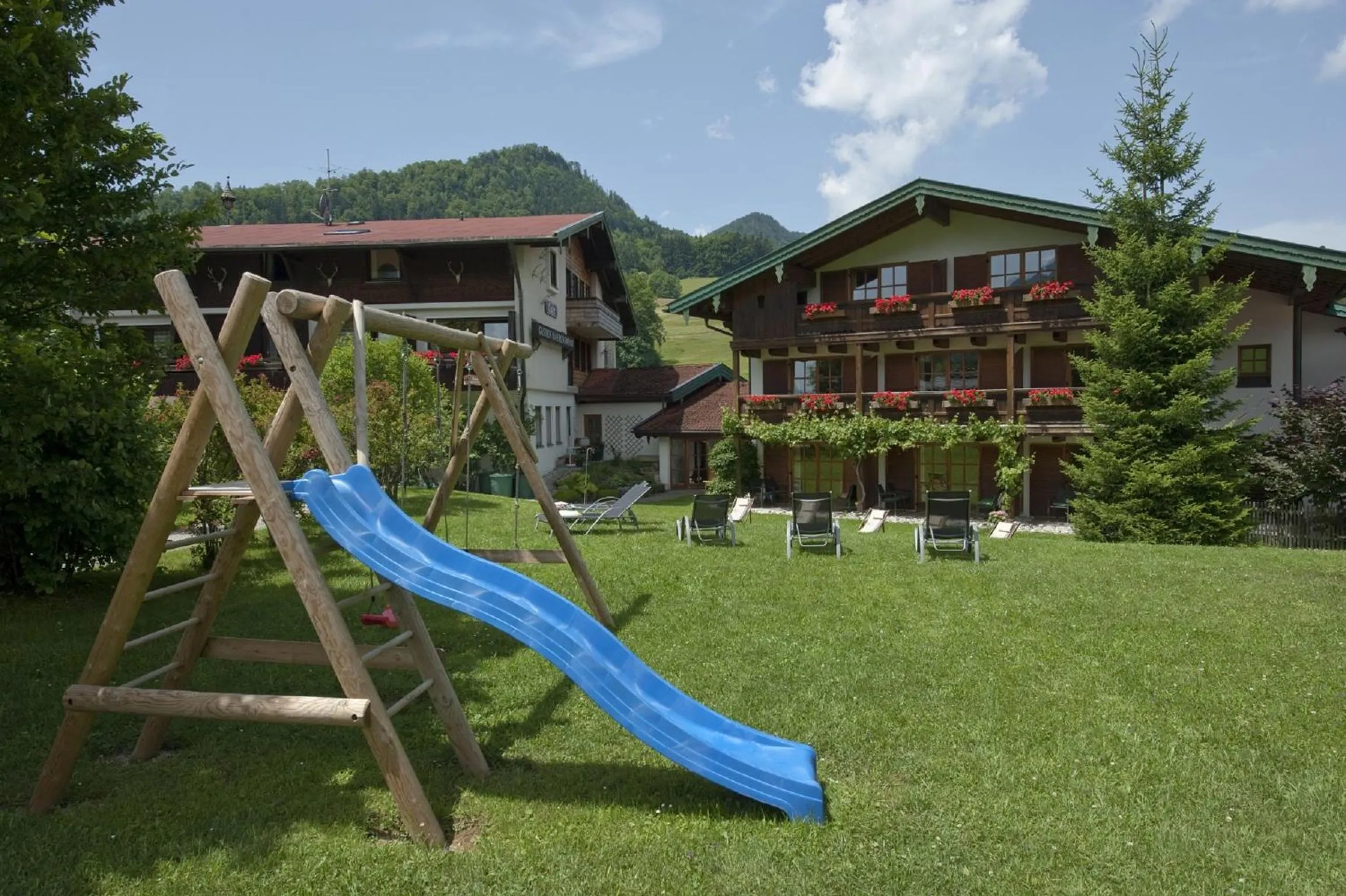 Children play ground in Landhotel Maiergschwendt inkl Chiemgaukarte