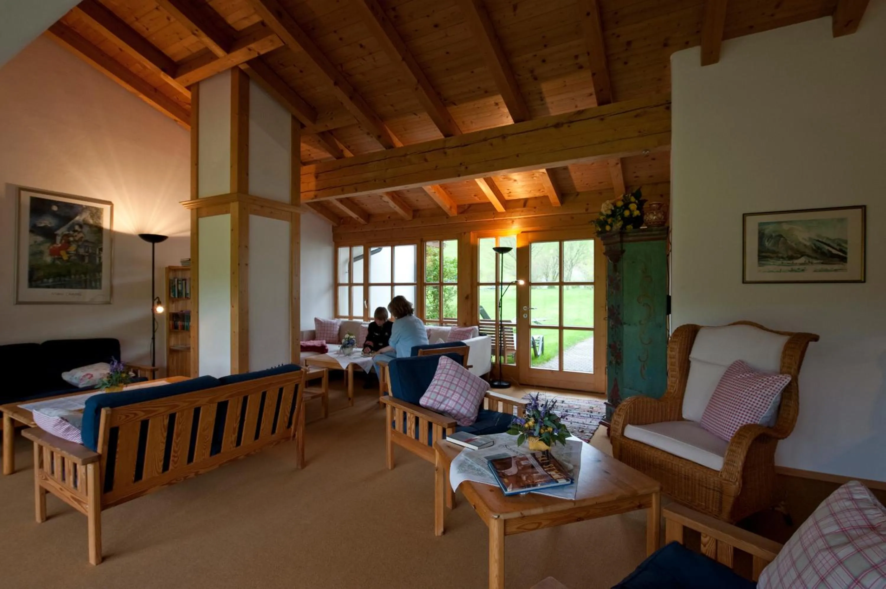 Lobby or reception in Landhotel Maiergschwendt inkl Chiemgaukarte