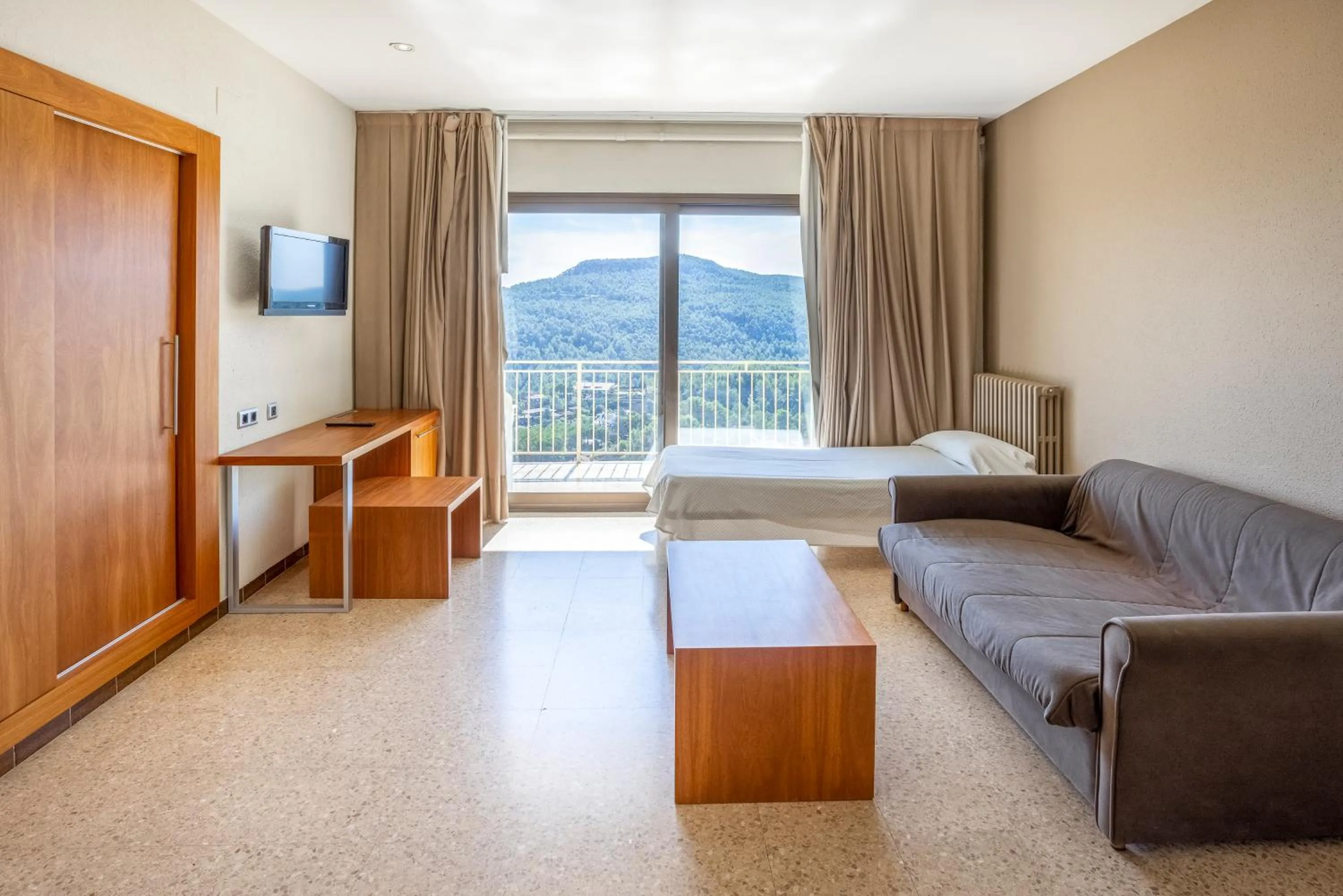 Property building, Bed in Can Fisa Hotel & Apartments