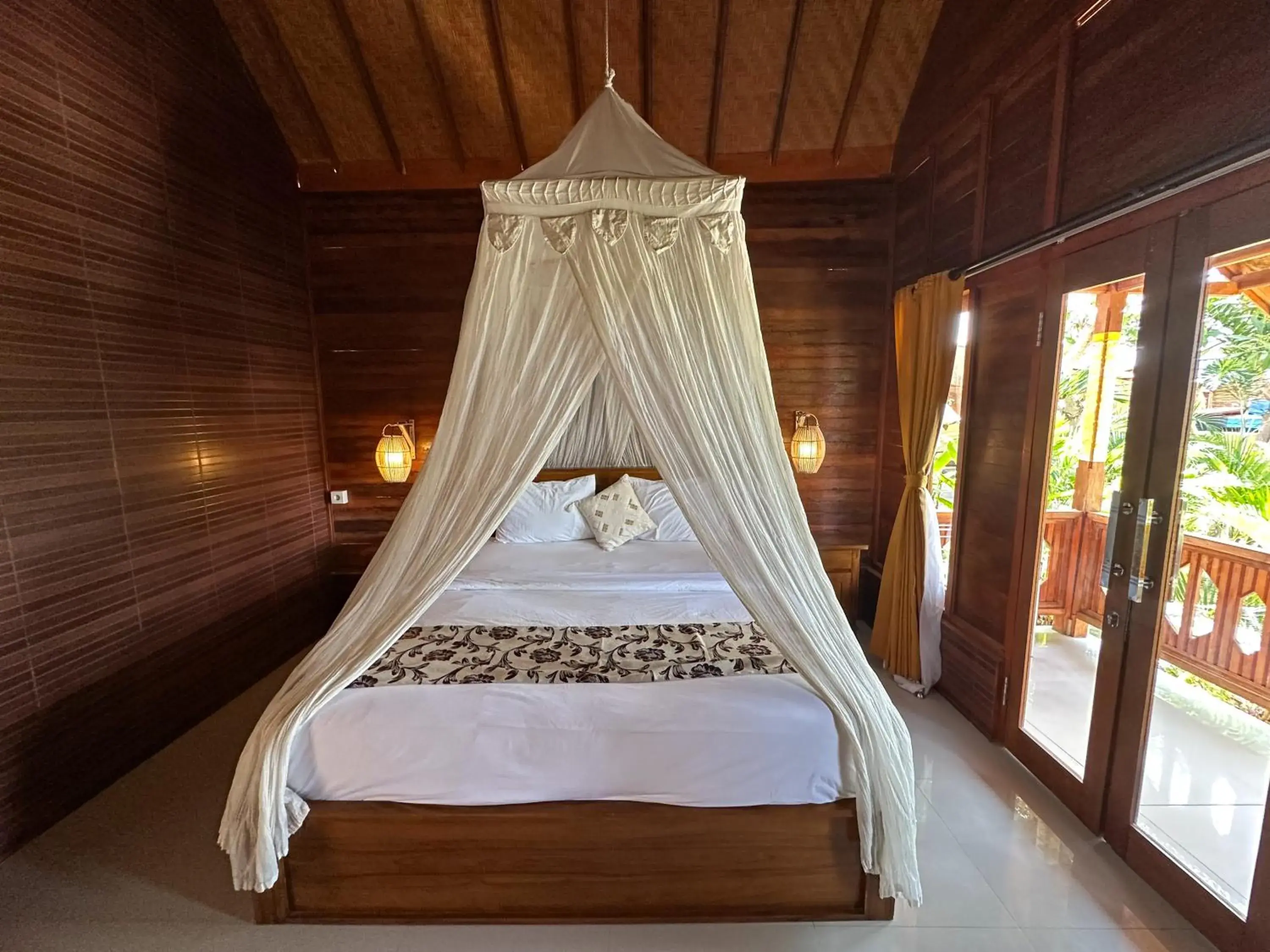 Bed in Sunset Hill Penida Resort Bed in Sunset Hill Penida Resort