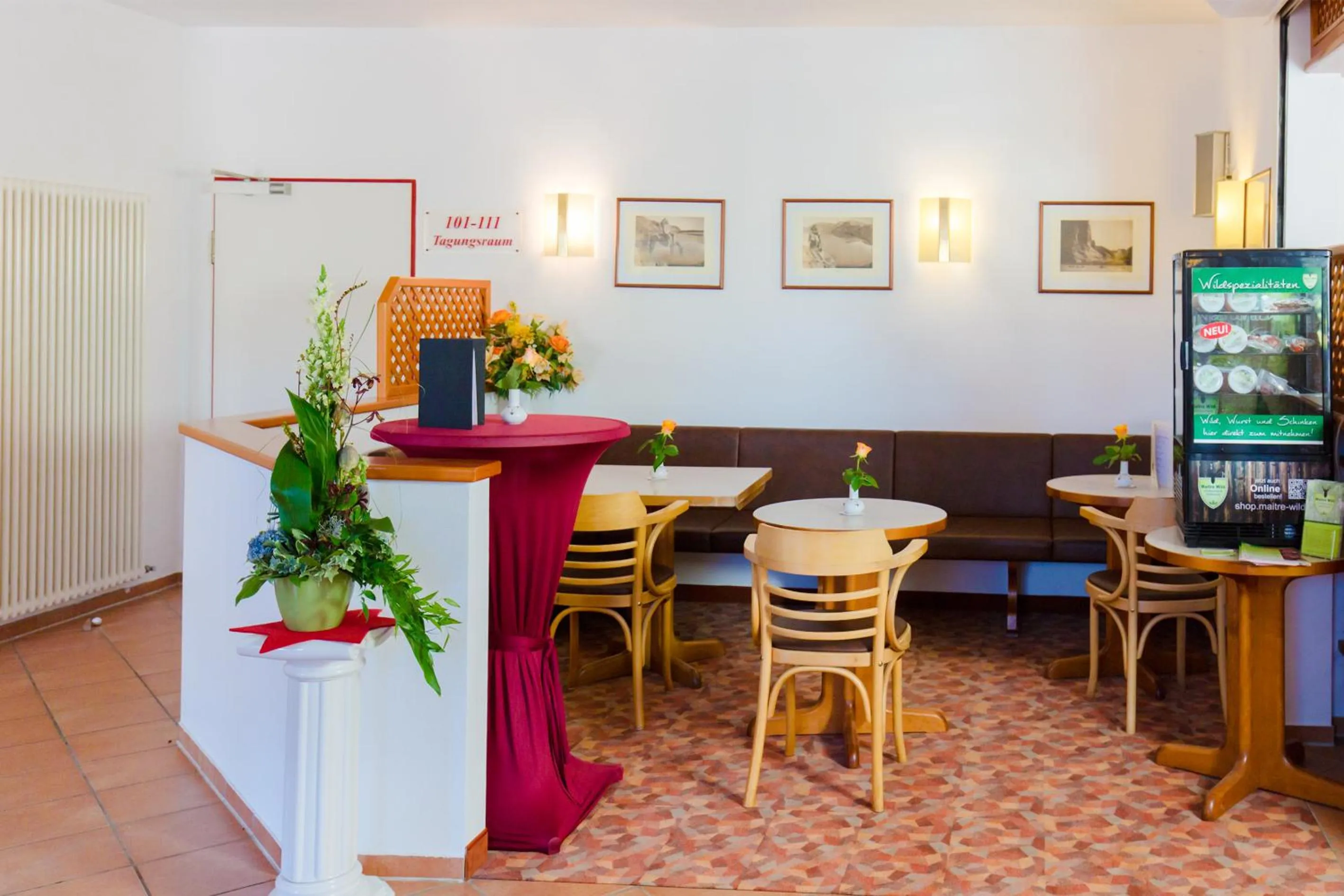 Decorative detail in Hotel Montana Lauenau