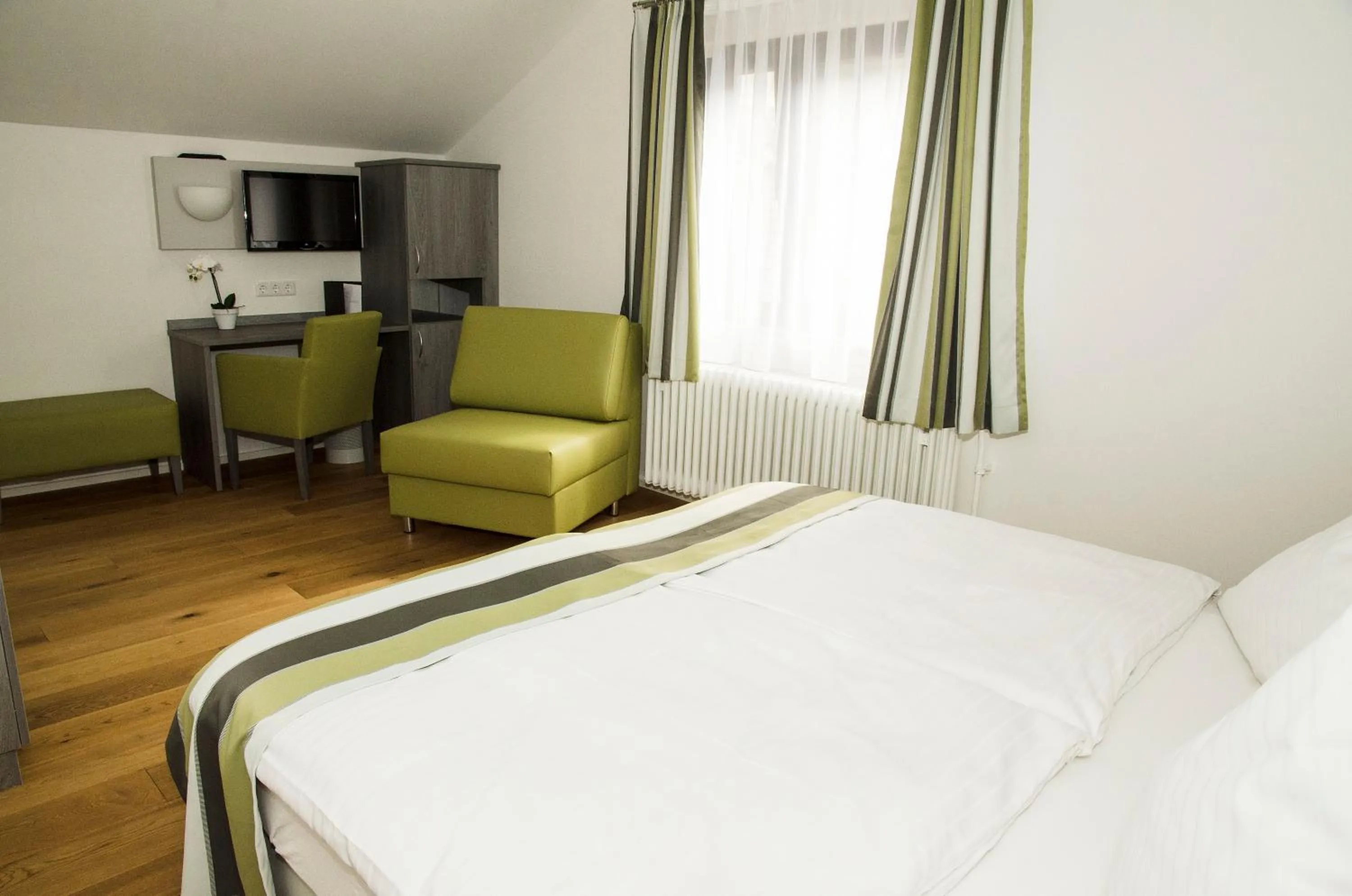 Decorative detail, Bed in Hotel am Schloss