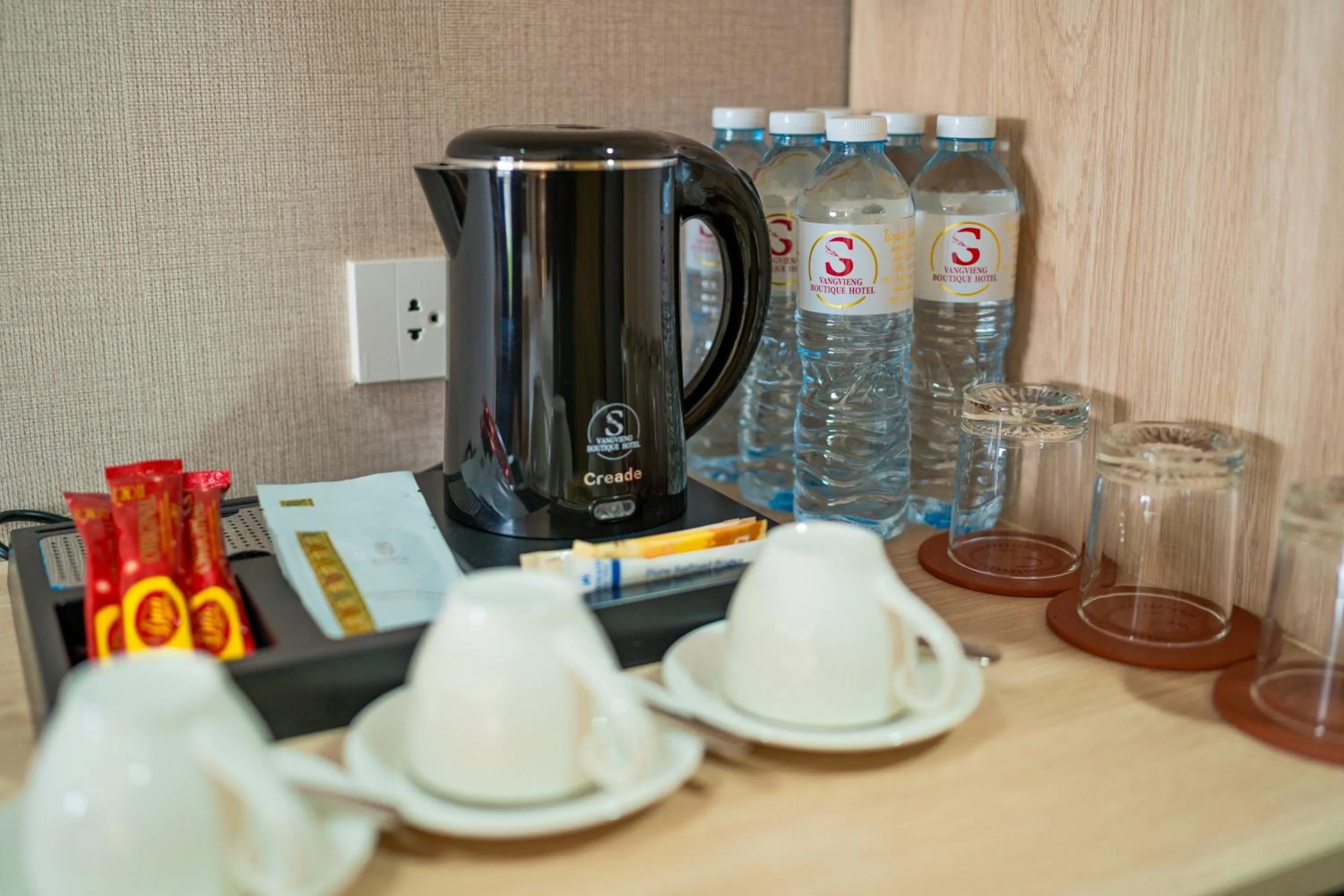 Coffee/tea facilities in S Vangvieng Boutique Hotel