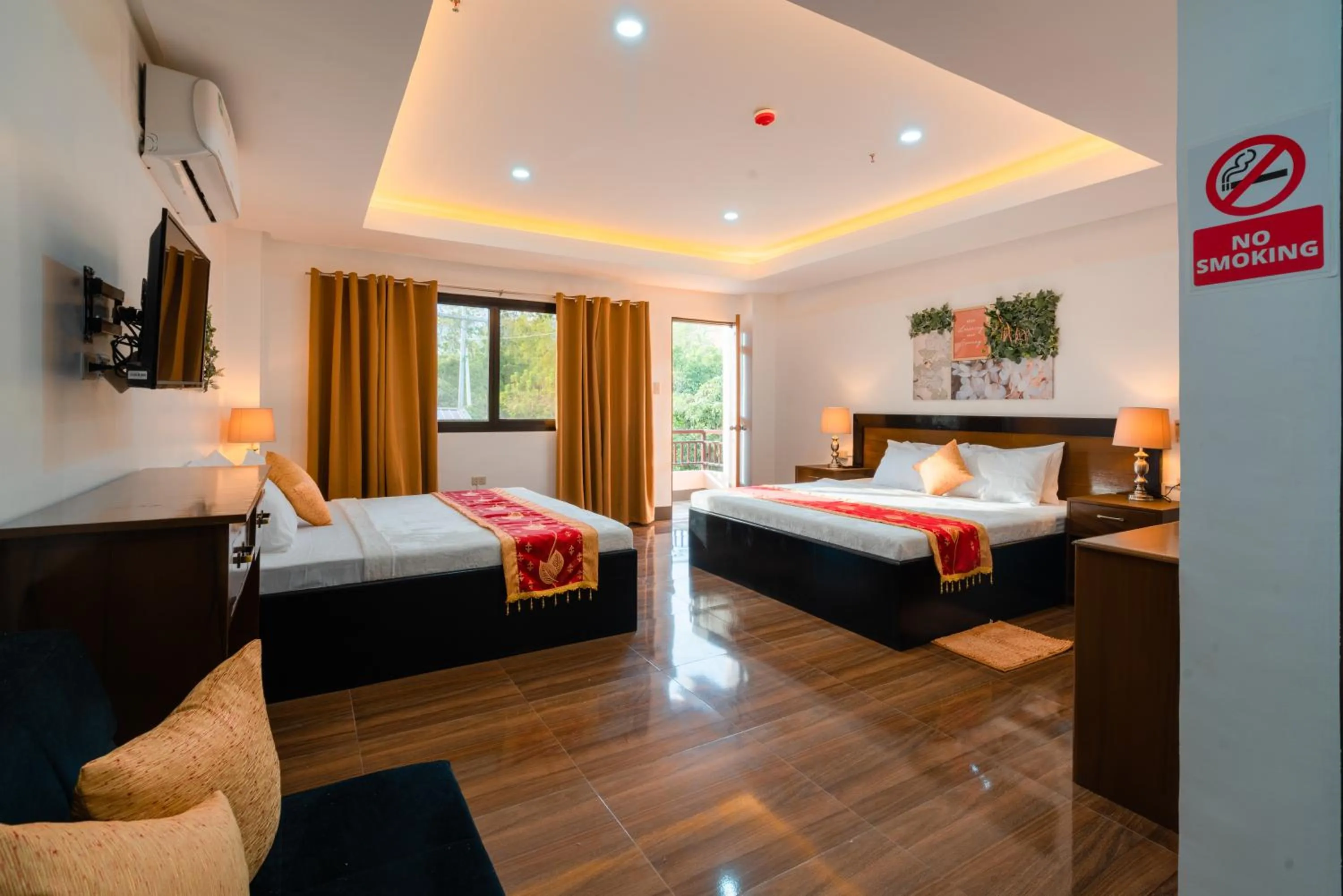 Bed in Island Wanderers Inn