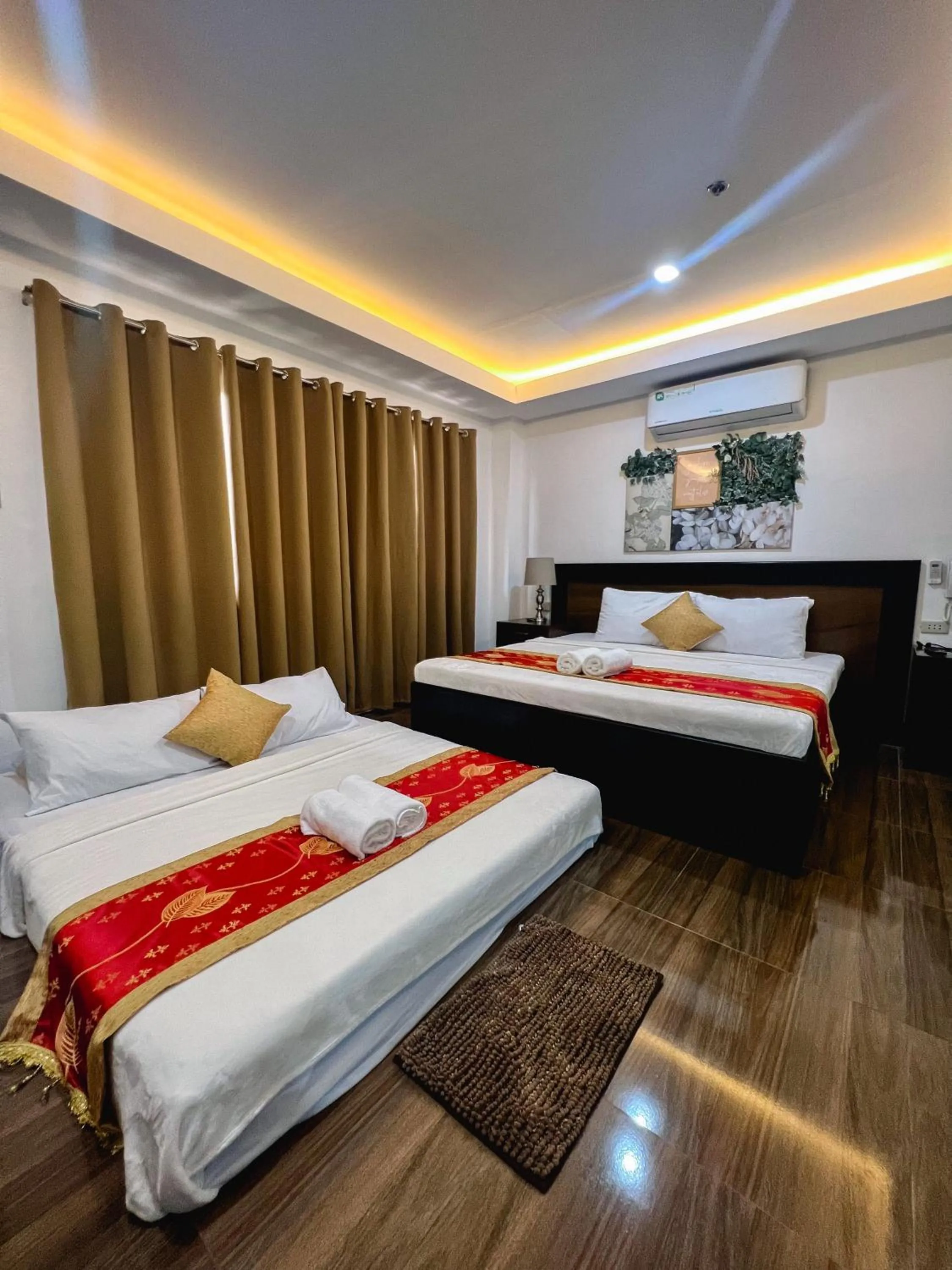 Bed in Island Wanderers Inn