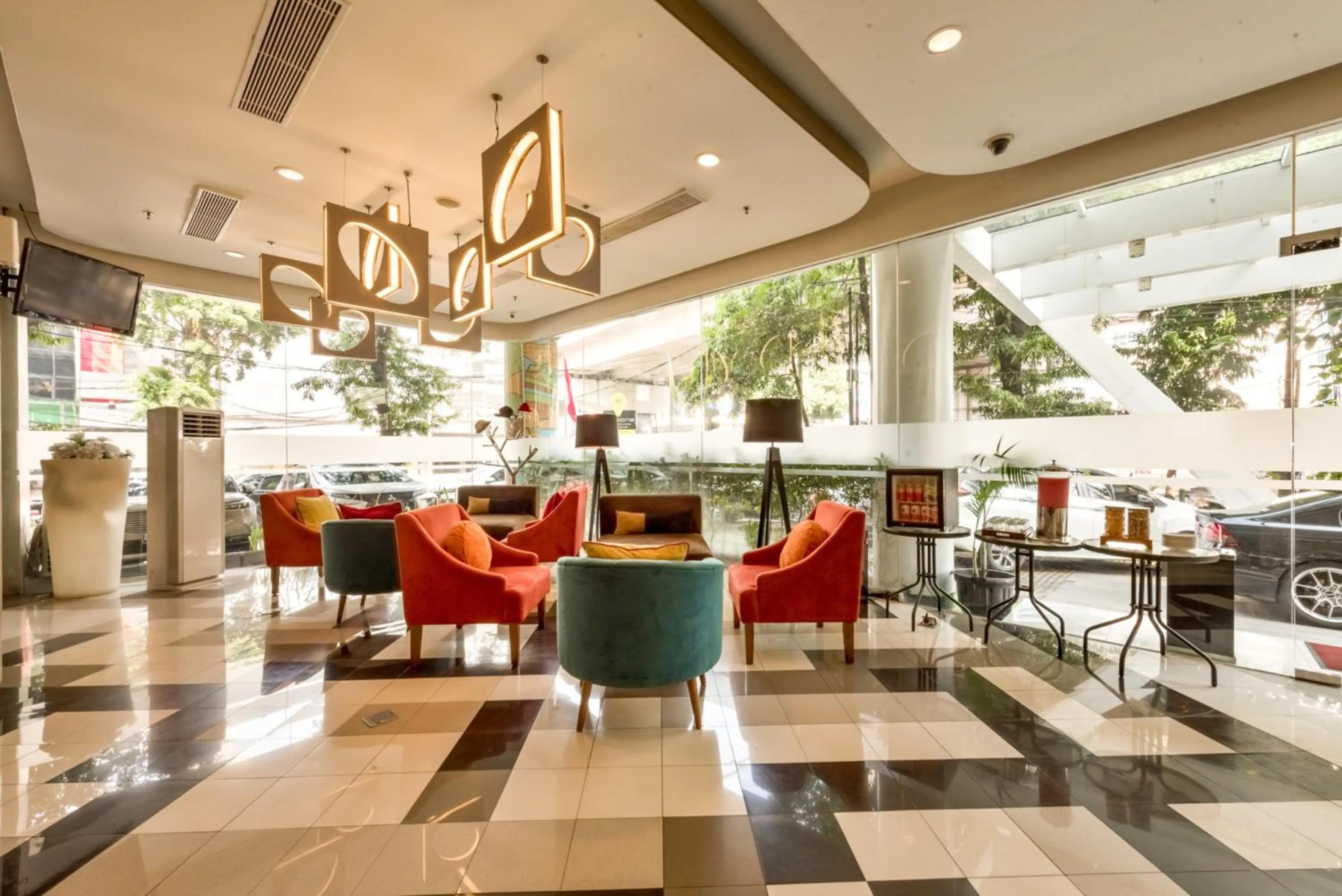 Seating area in Maxone Premier Melawai