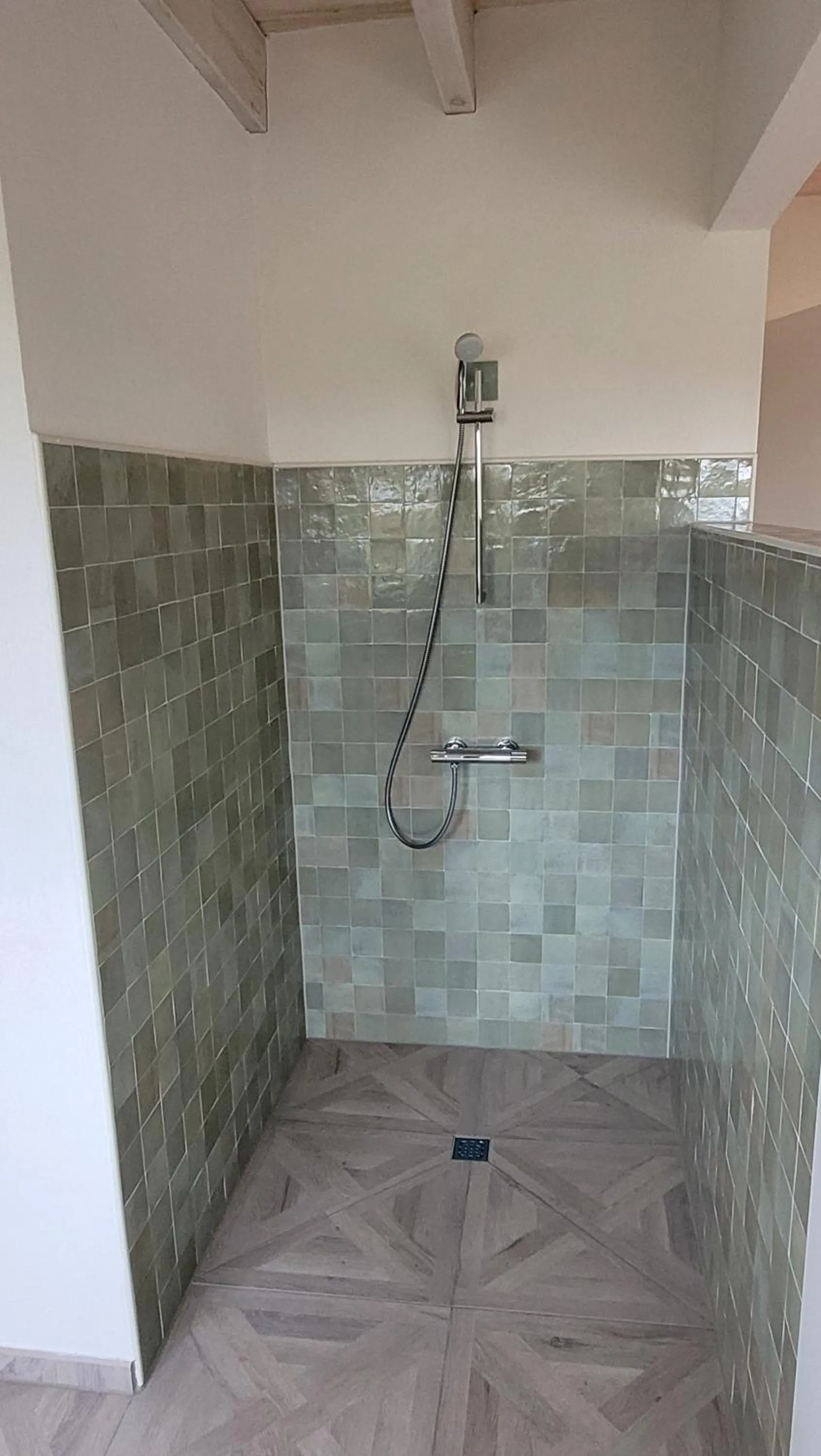 Shower in Hotel Lethehof