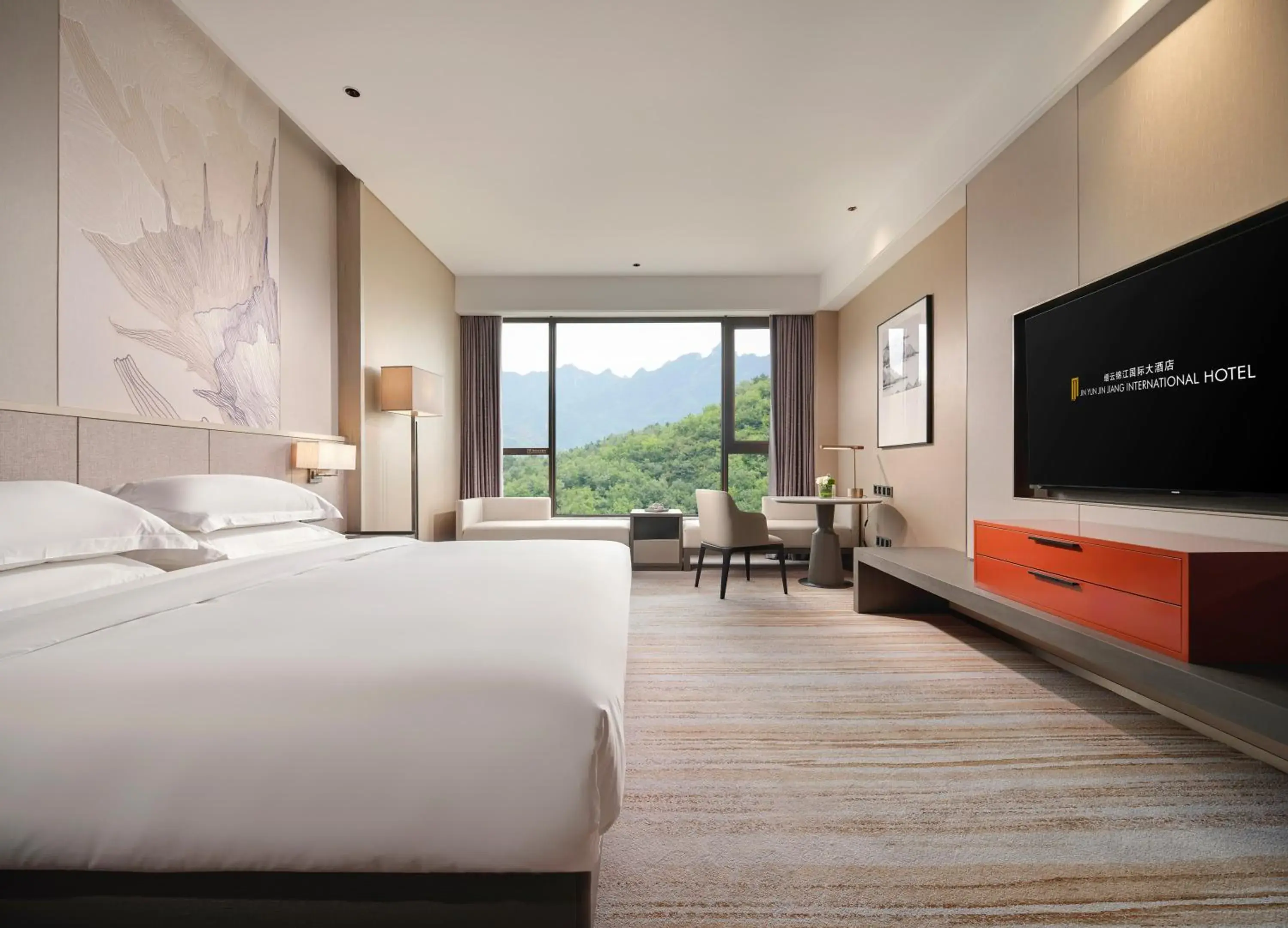 Bed in Jinyun Jingjiang International Hotel Bed in Jinyun Jingjiang International Hotel