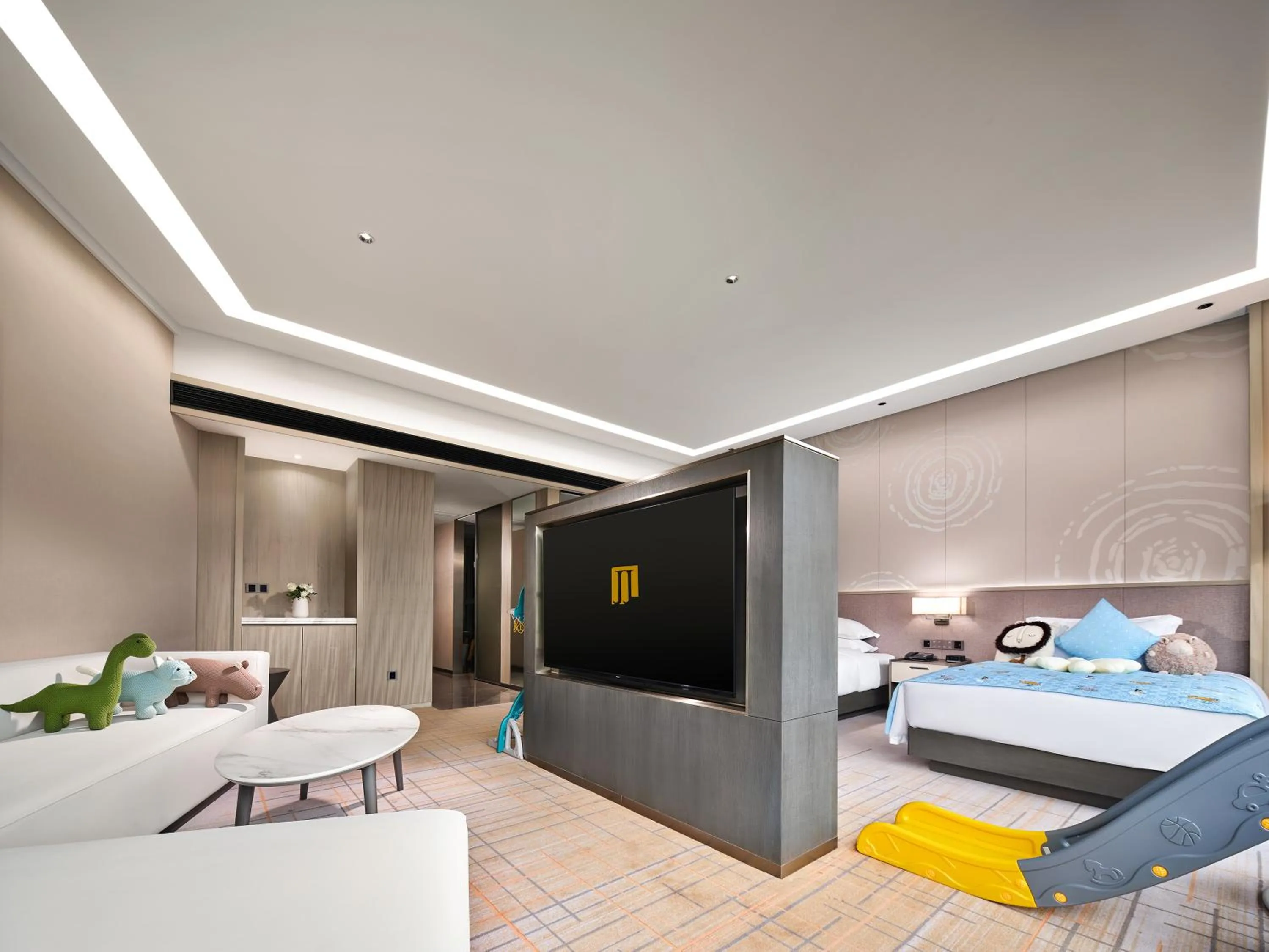 Bed in Jinyun Jingjiang International Hotel