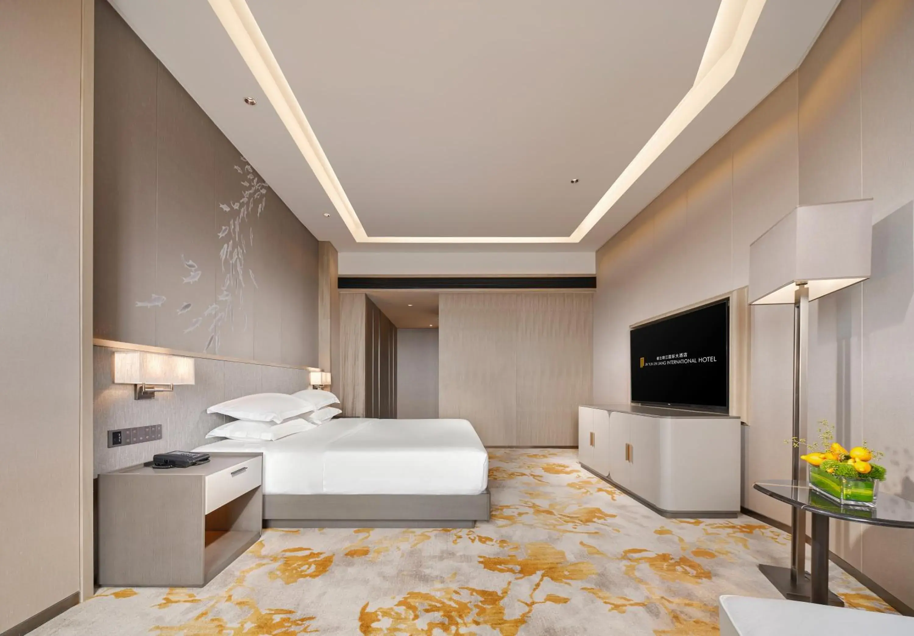 Bed in Jinyun Jingjiang International Hotel Bed in Jinyun Jingjiang International Hotel