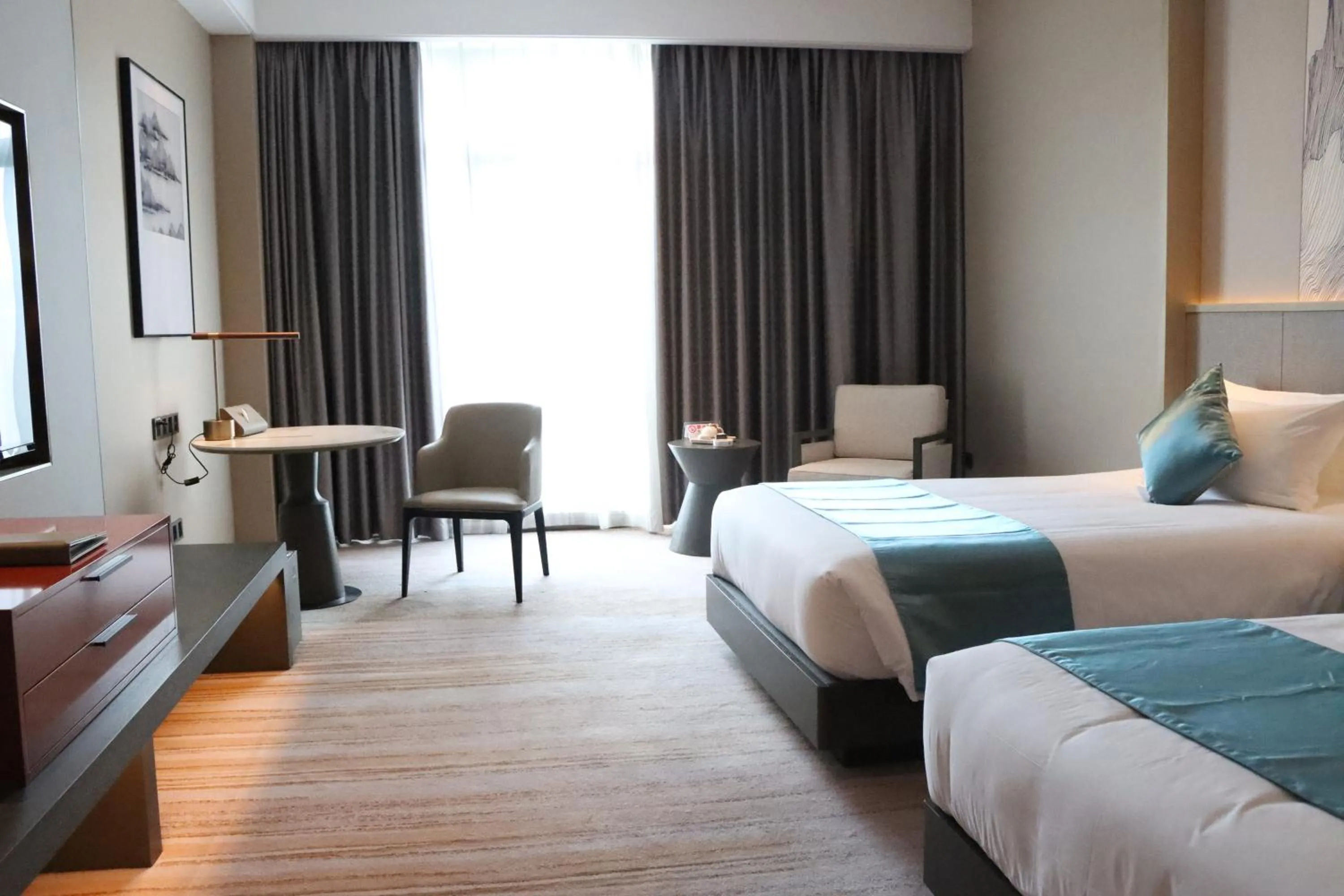 Bed in Jinyun Jingjiang International Hotel