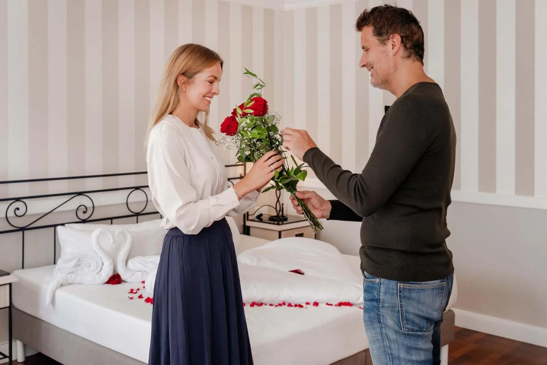 Bed in Hotel IV Jahreszeiten Kühlungsborn