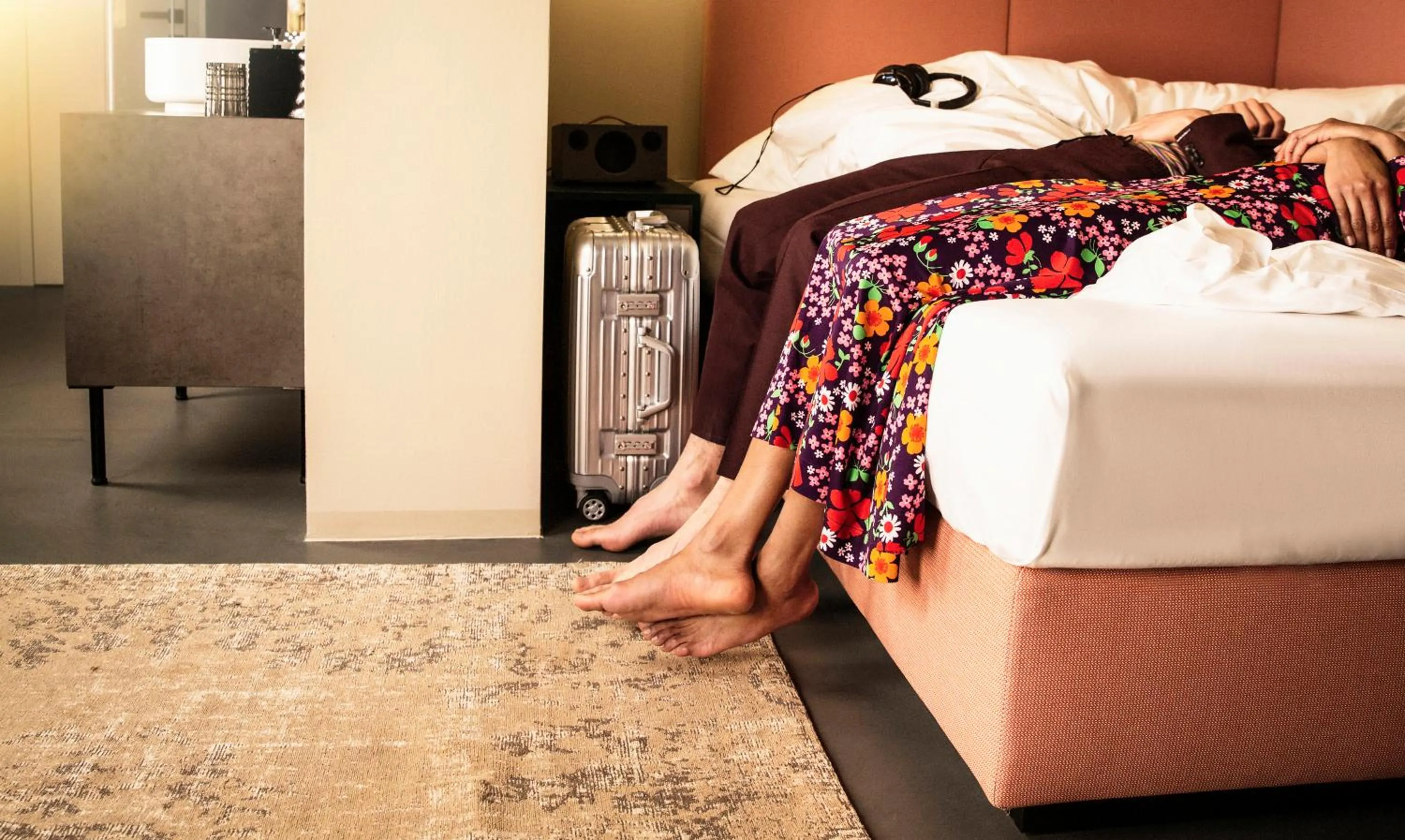 Photo of the whole room, Bed in JAMS Music Hotel Munich