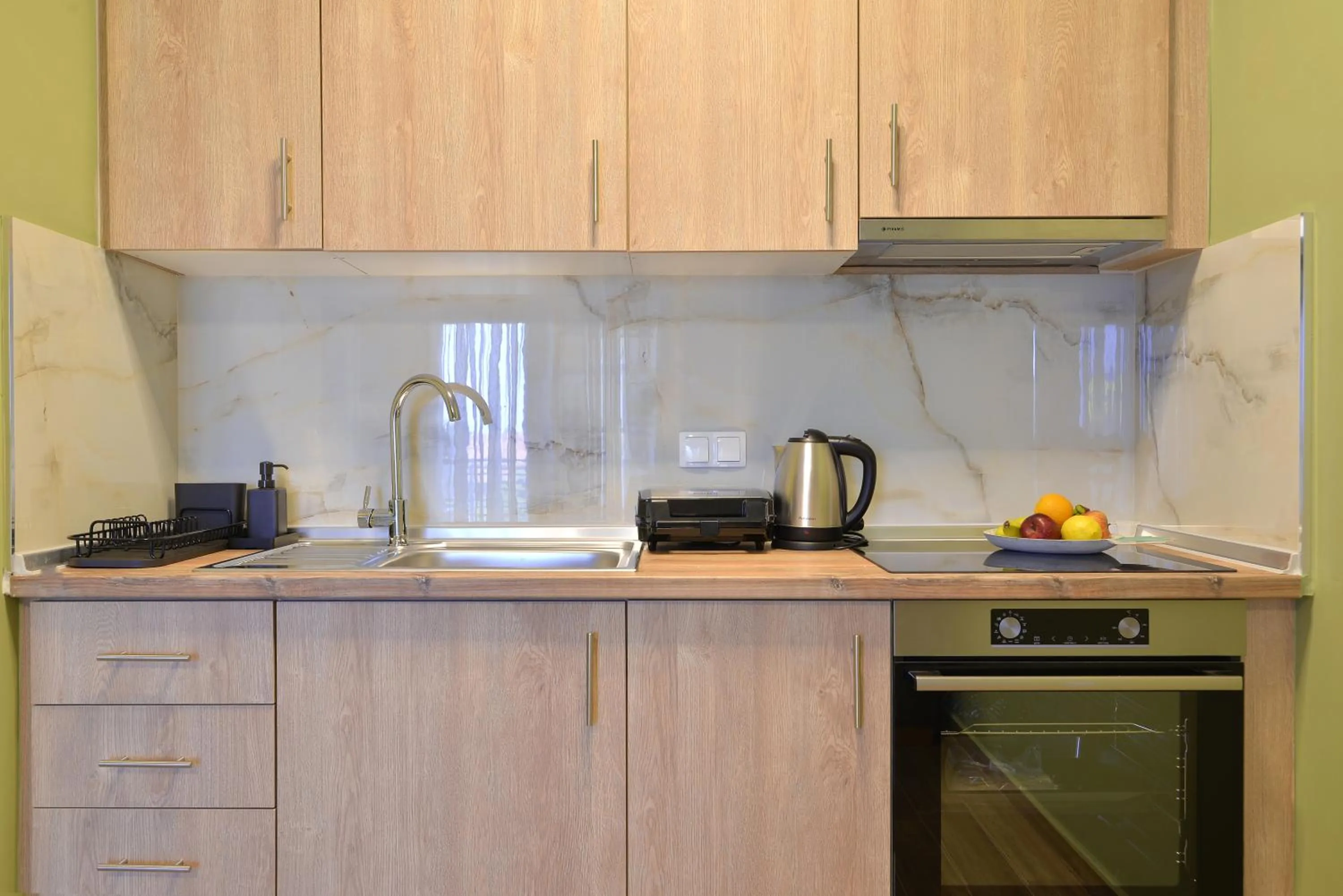 Kitchen or kitchenette in Niel Holiday Apartments, Panel Hospitality Homes & Villas