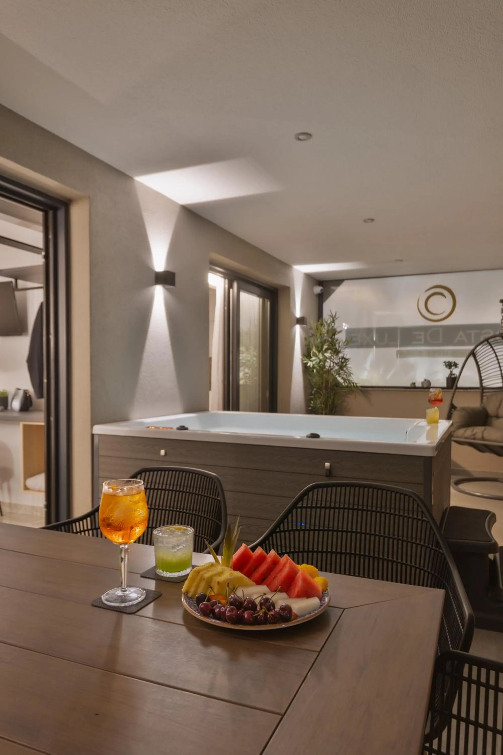 Dining area in Costa De Luxe Suites