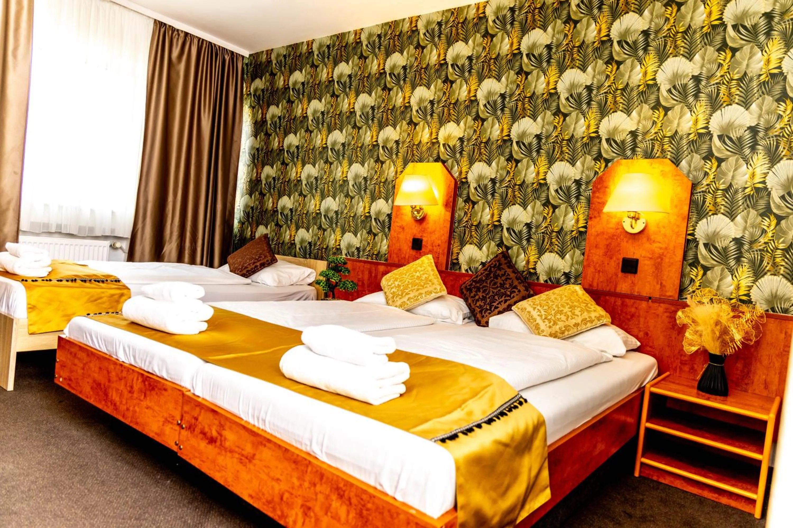 Bed in Hotel Rossija