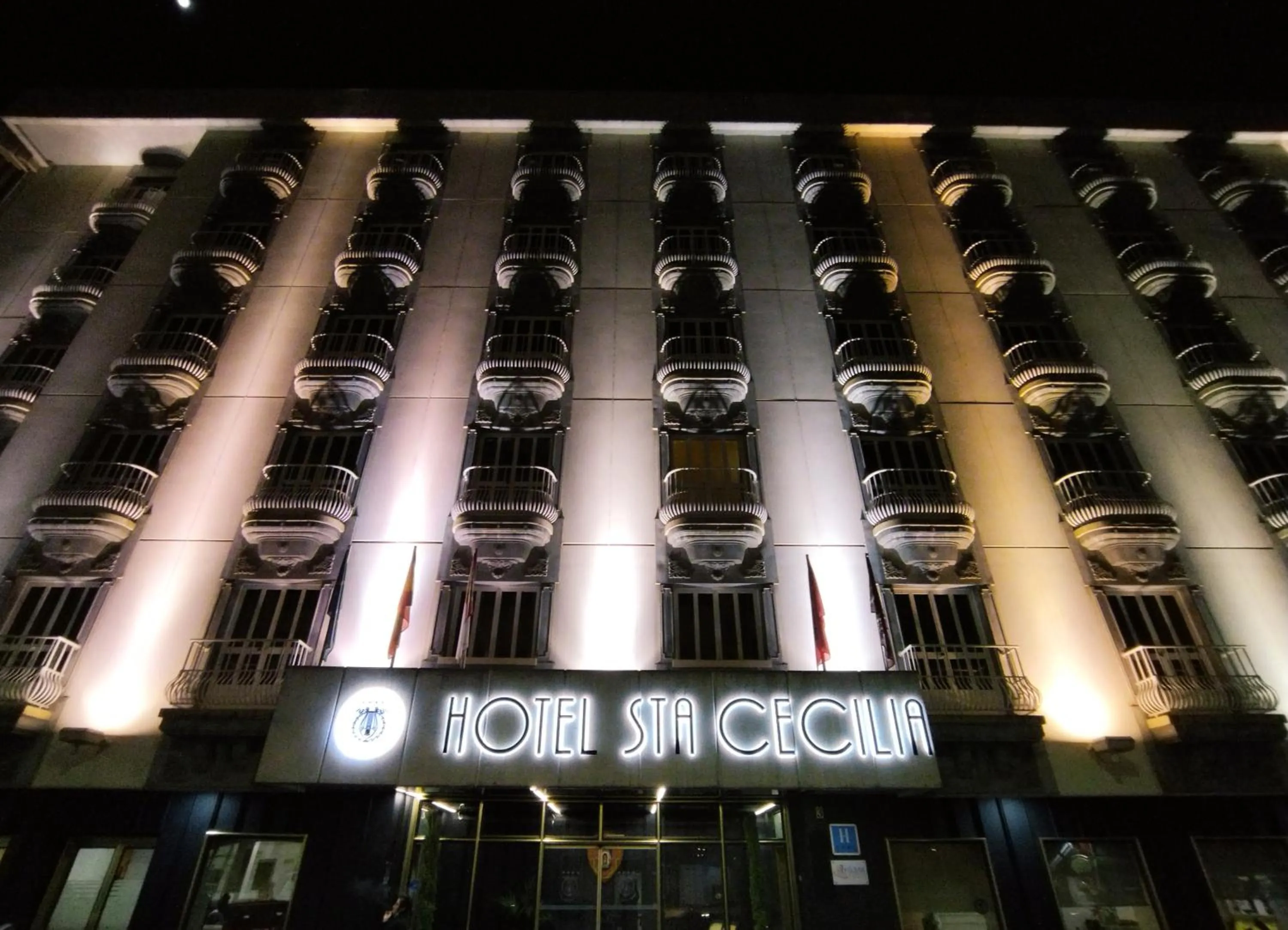 Property building in Hotel Santa Cecilia