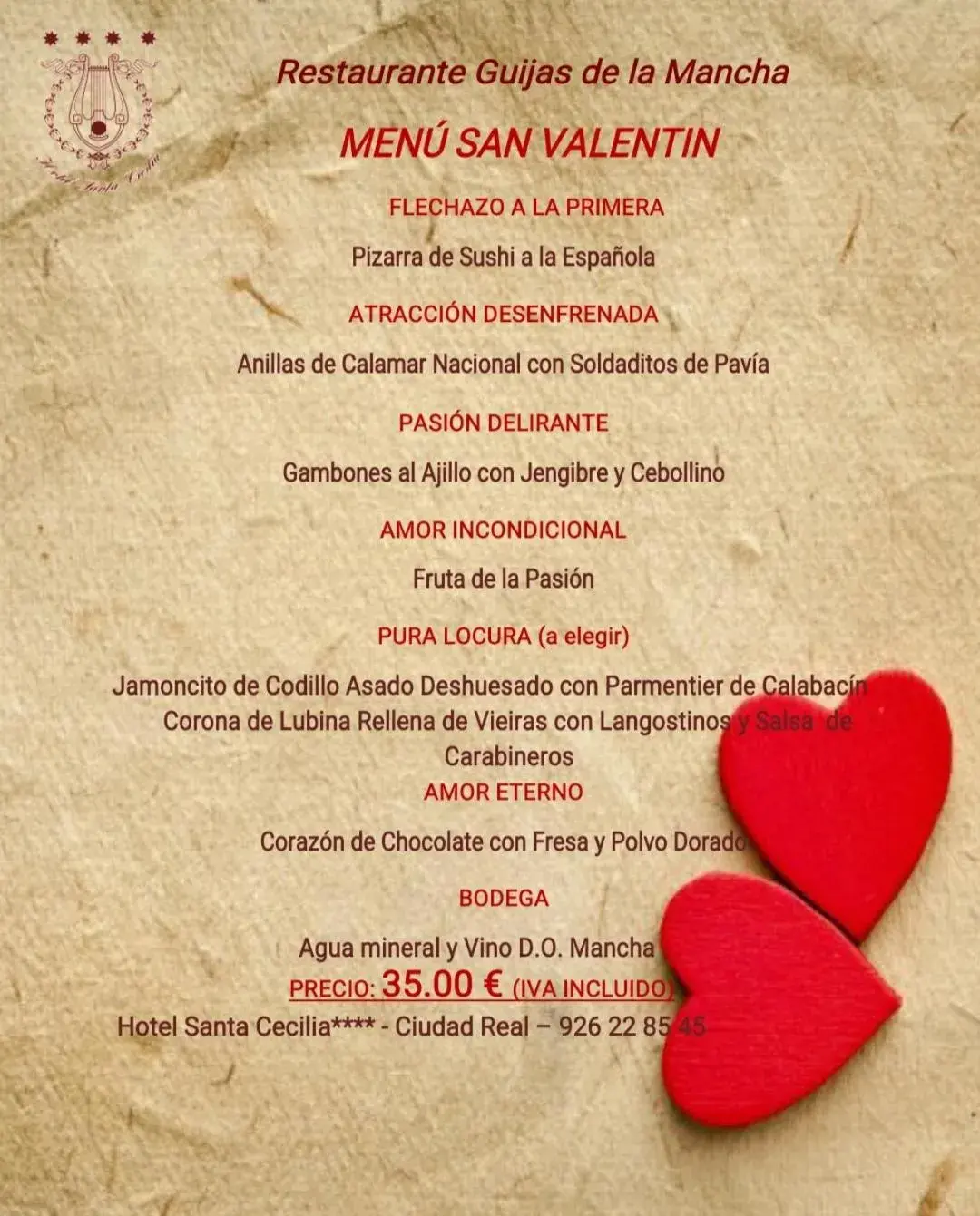 Restaurant/places to eat in Hotel Santa Cecilia Restaurant/places to eat in Hotel Santa Cecilia