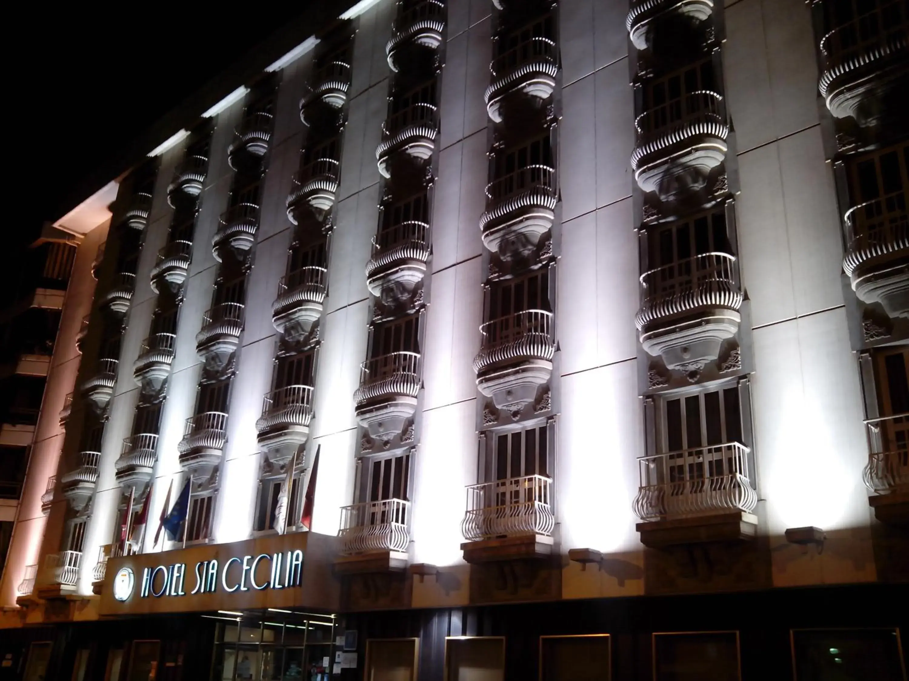 Property building in Hotel Santa Cecilia Property building in Hotel Santa Cecilia