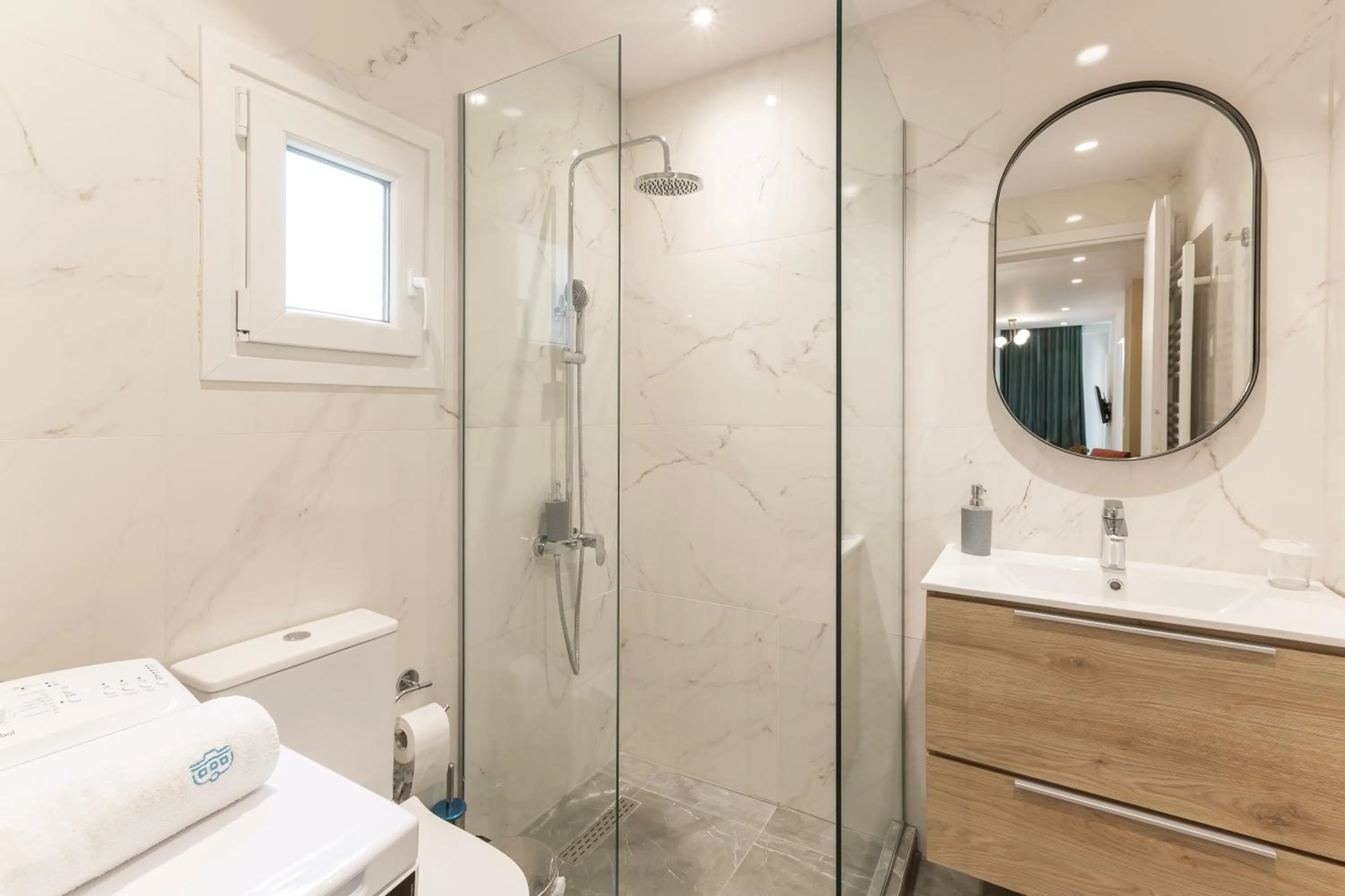 Bathroom in The Caravan Apartments