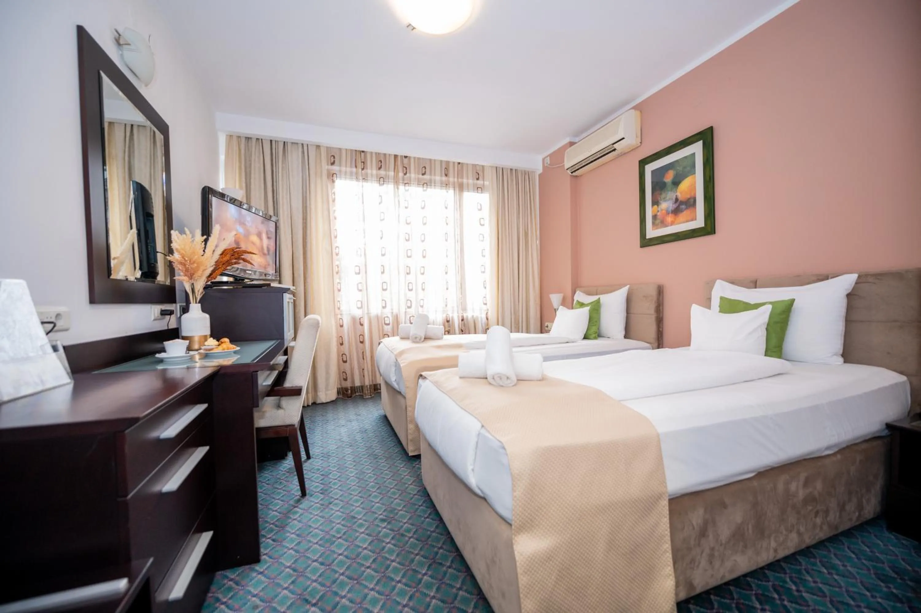 Bed in Hotel Sumadija