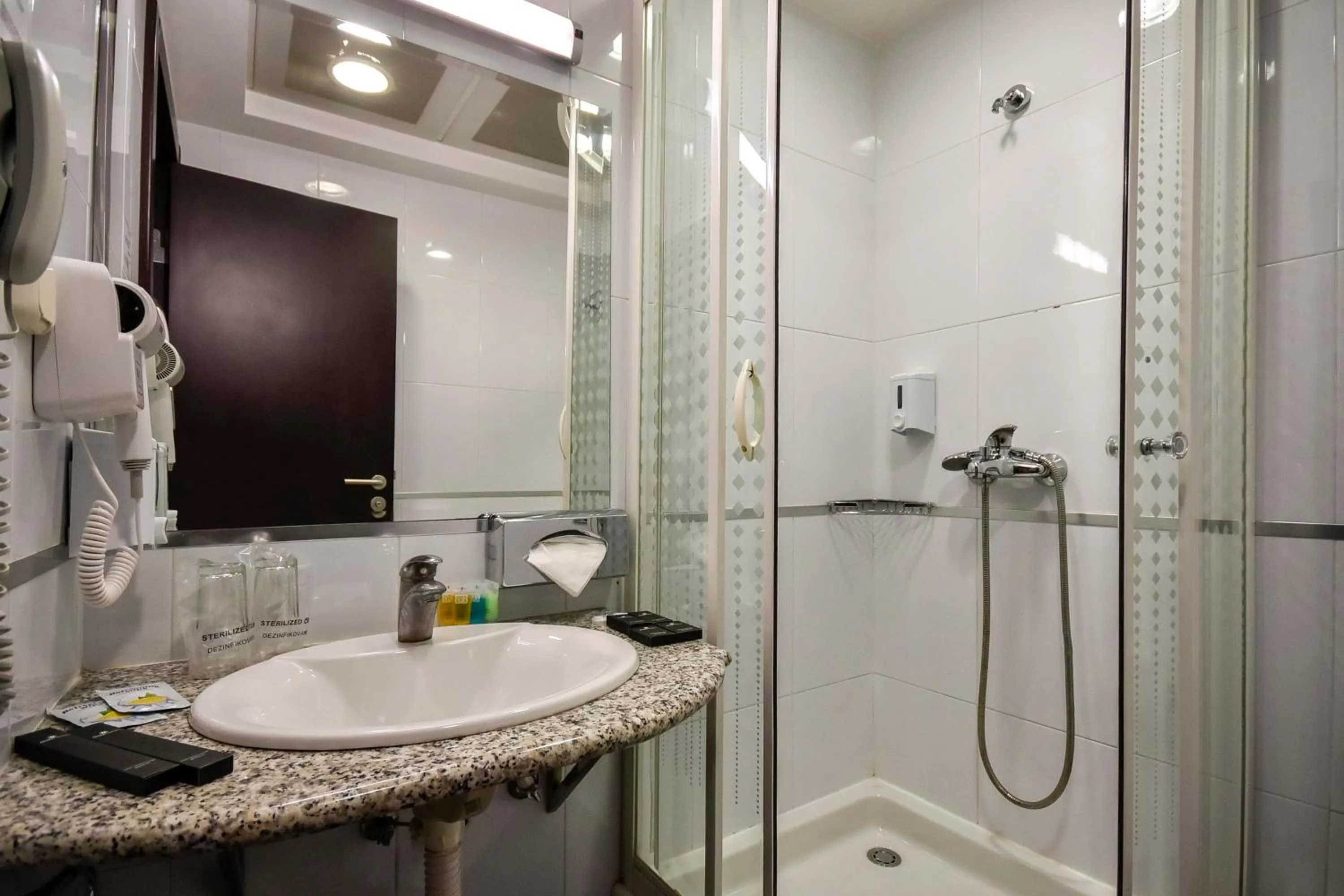 Shower in Hotel Sumadija