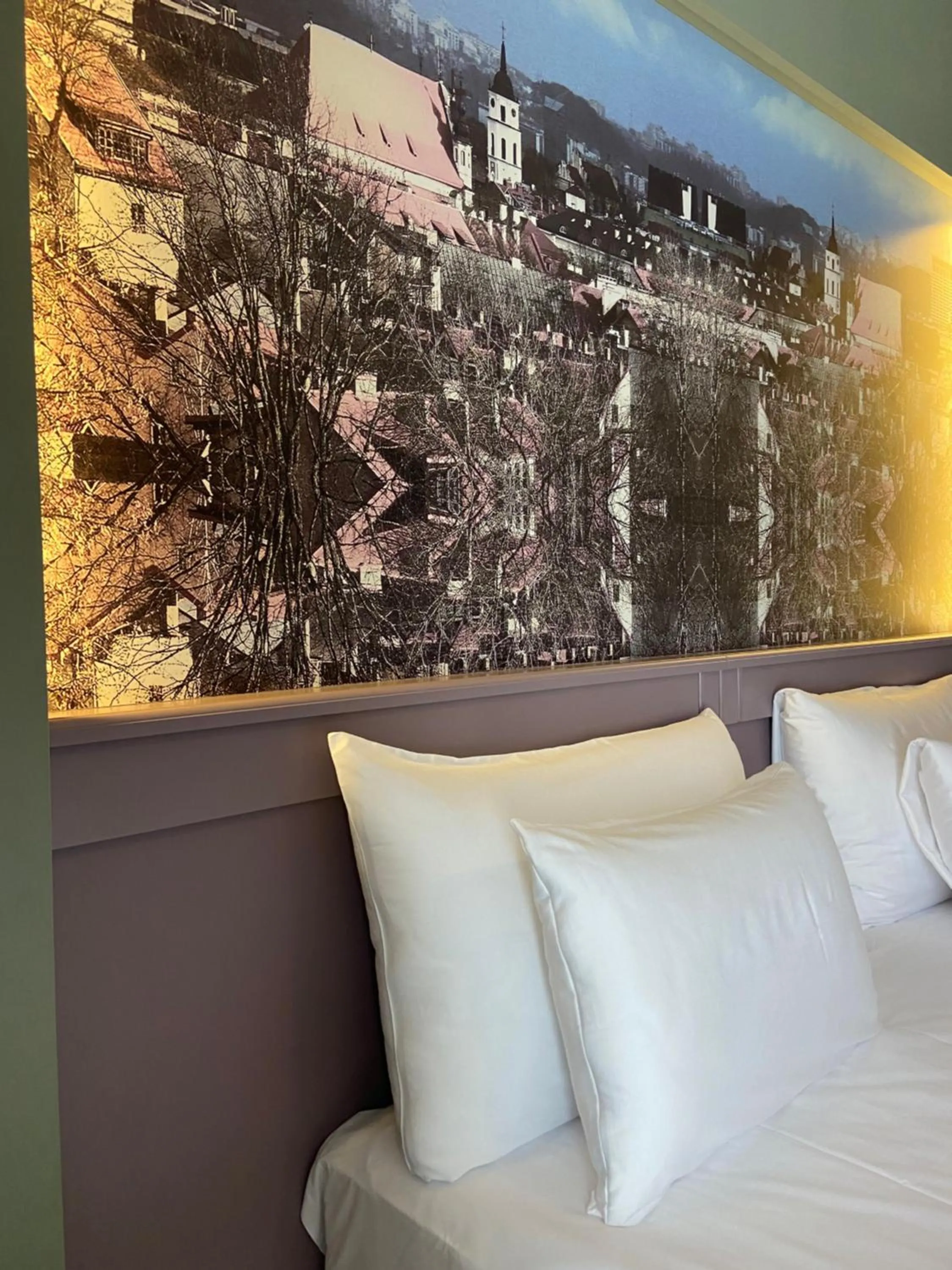 Bed in CONTI HOTEL VILNIUS, Conference Centre, Restaurant & Bar