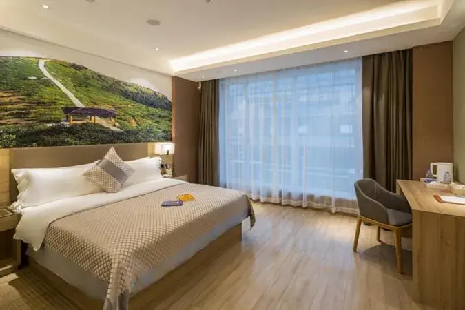 Bed in Morning Hotel, Changsha Provincial Government Metro Station Bed in Morning Hotel, Changsha Provincial Government Metro Station