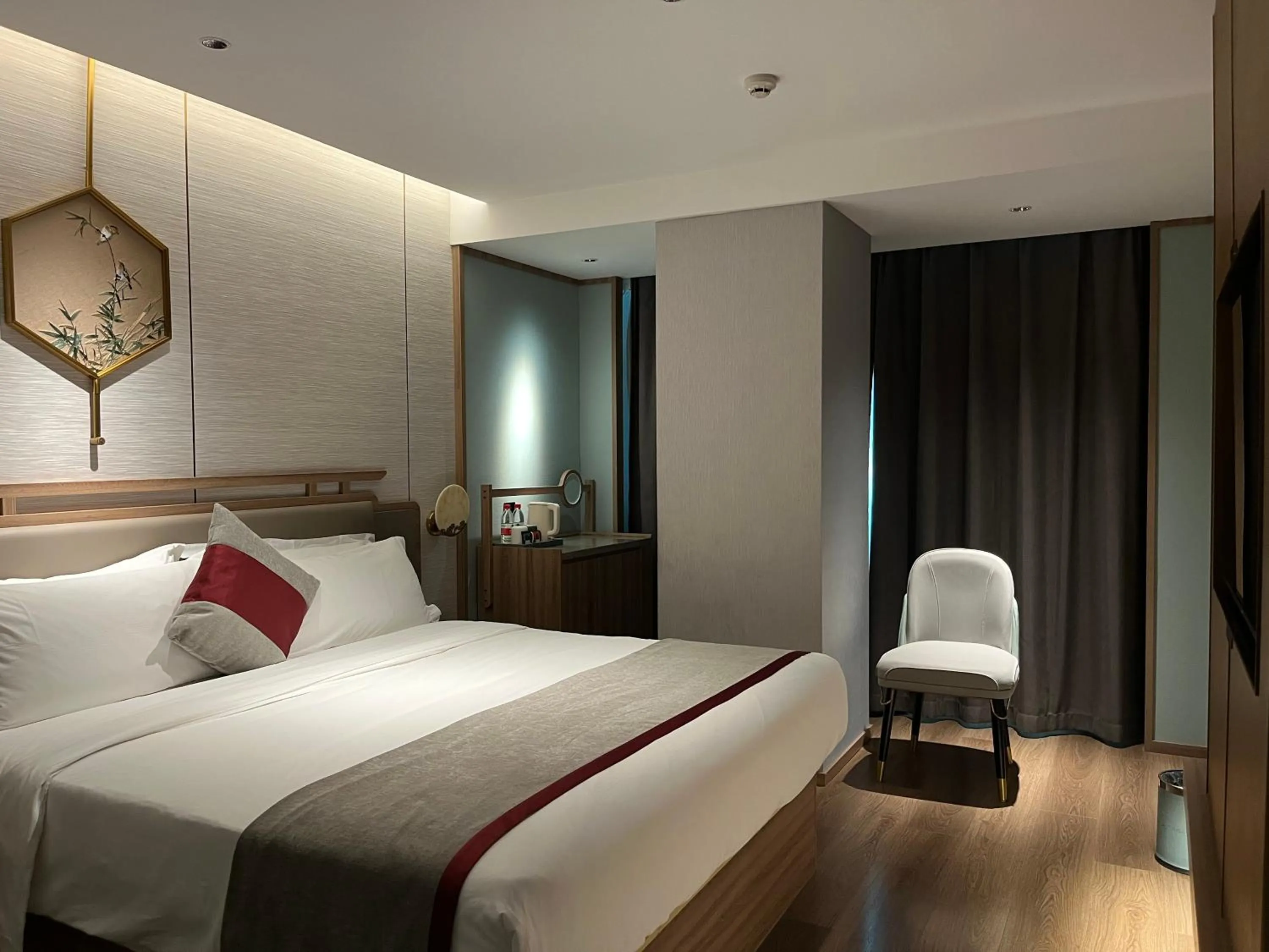 Bed in Morning Hotel, Loudi Changqing Street Louxing Square