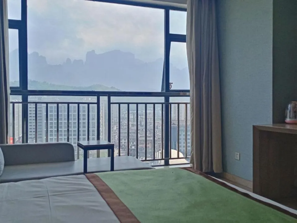 Natural landscape, Bed in Morninginn, Zhangjiajie Tianmen Mountain