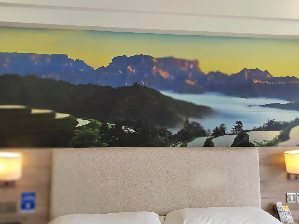 Natural landscape, Bed in Morninginn, Zhangjiajie Tianmen Mountain