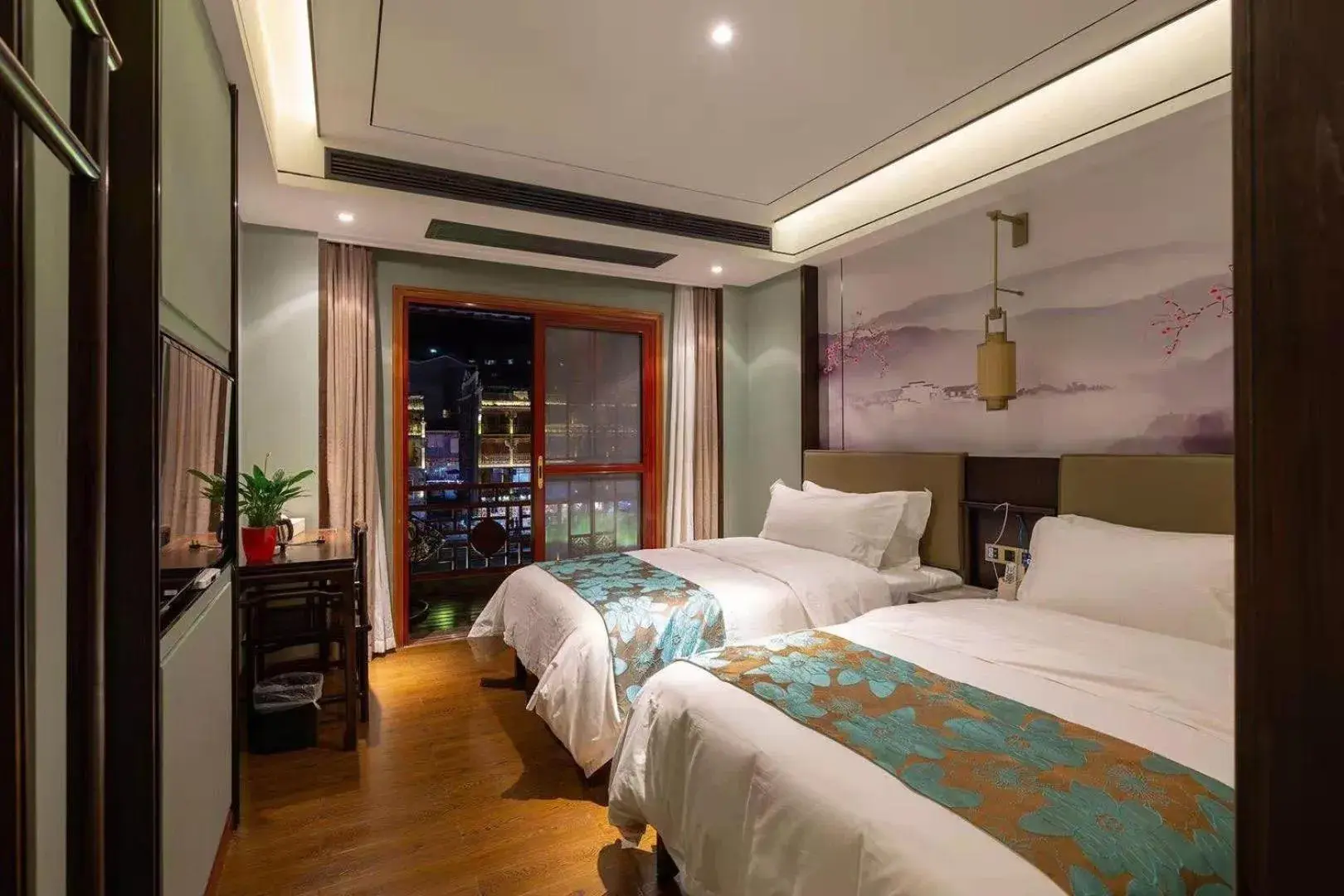 Photo of the whole room, Bed in Morninginn, Phoenix Ancient City Tuojiang Photo of the whole room, Bed in Morninginn, Phoenix Ancient City Tuojiang