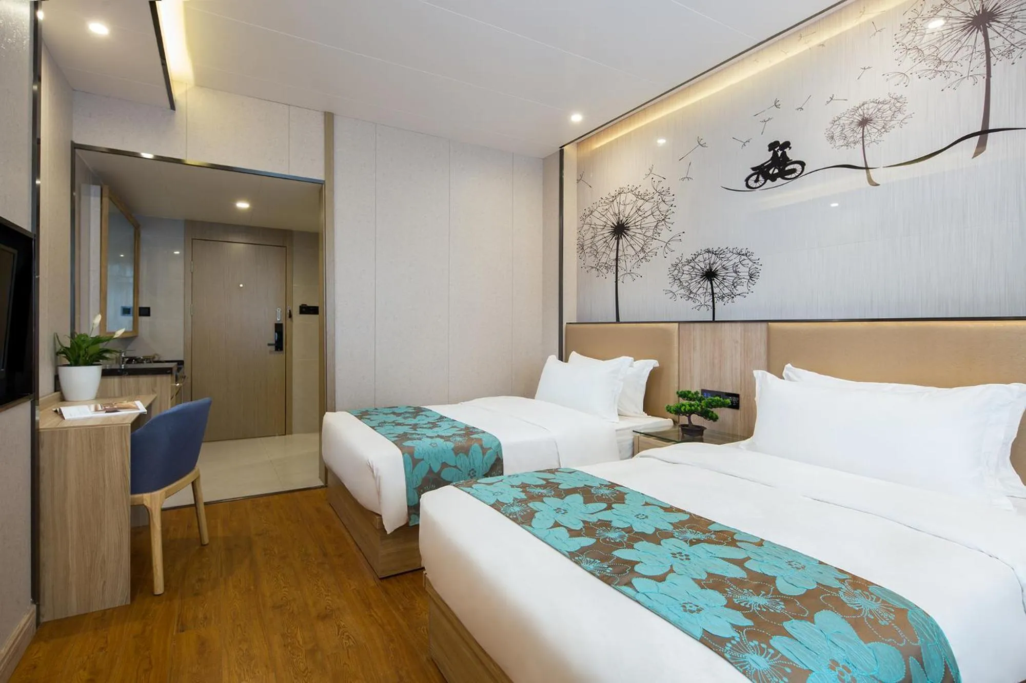 Bedroom, Bed in Morninginn, Phoenix Ancient City Tuojiang