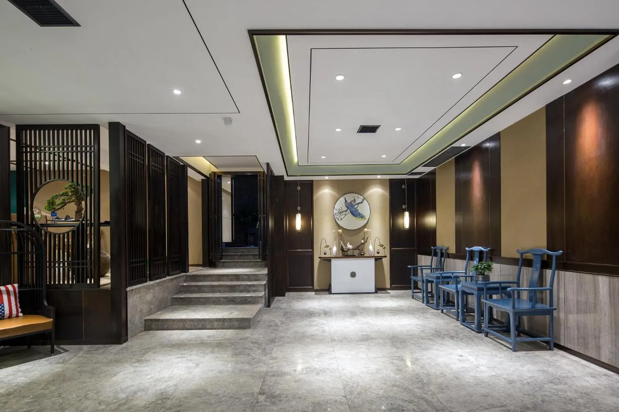 Lobby or reception in Morninginn, Phoenix Ancient City Tuojiang Lobby or reception in Morninginn, Phoenix Ancient City Tuojiang