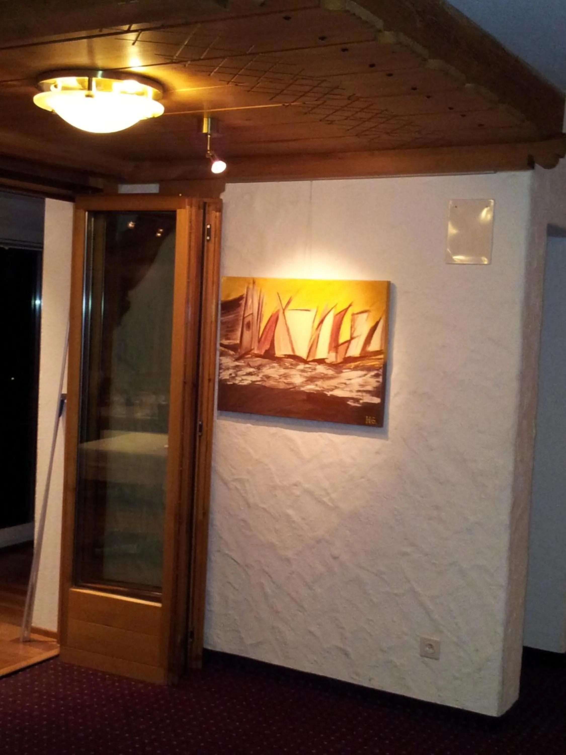 Decorative detail in Hotel Restaurant Kulm