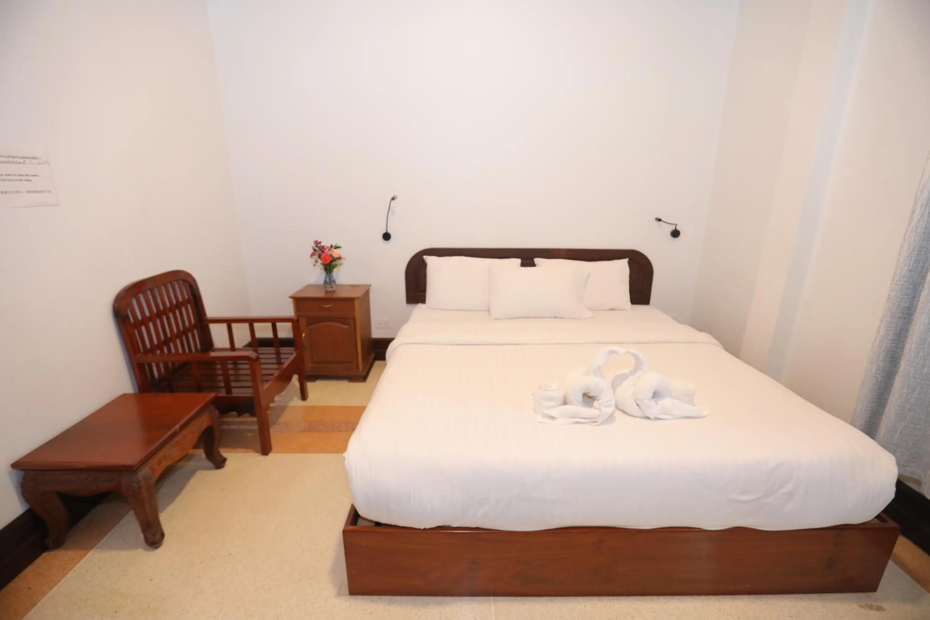 Bed in Villa KiengKham晶康民宿