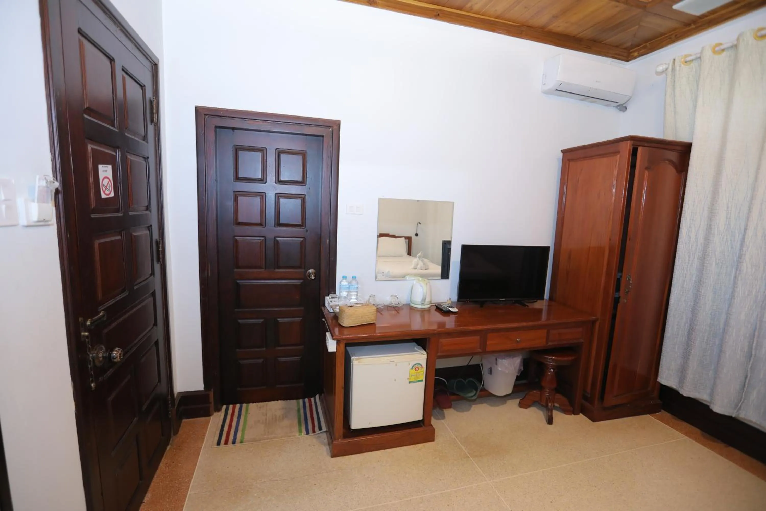 TV and multimedia, Bed in Villa KiengKham晶康民宿