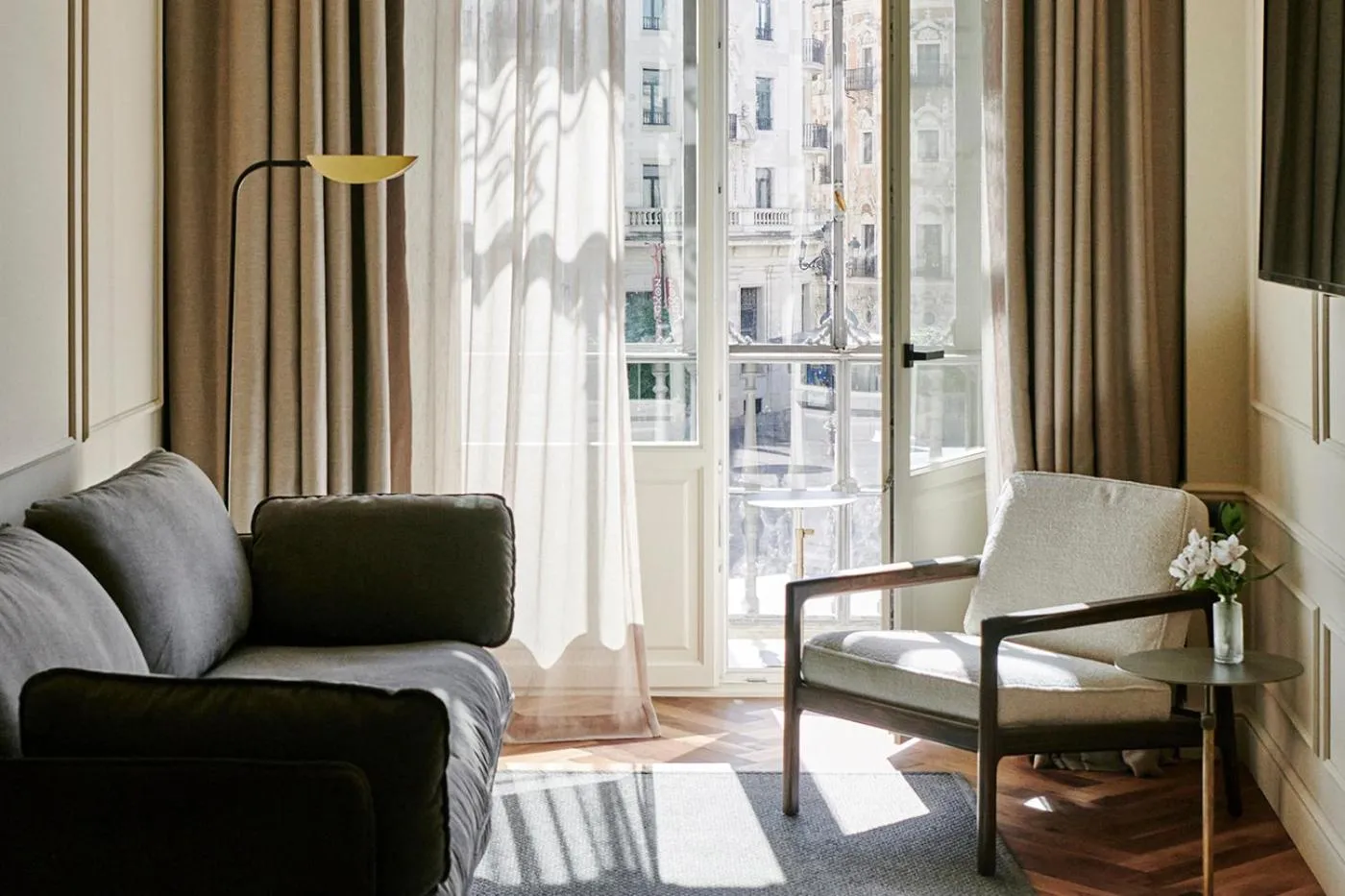 Seating area in Nobu Hotel Sevilla