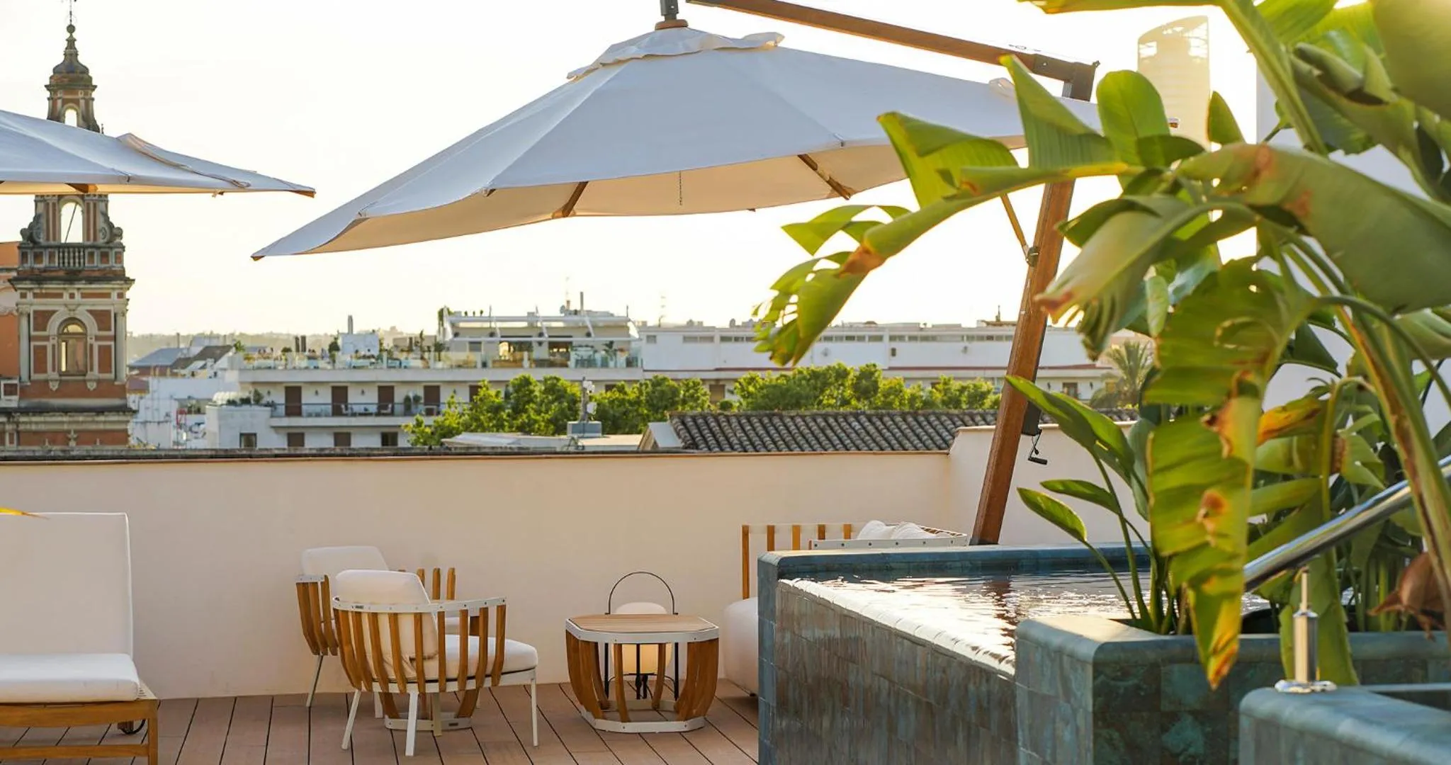 Balcony/Terrace in Nobu Hotel Sevilla