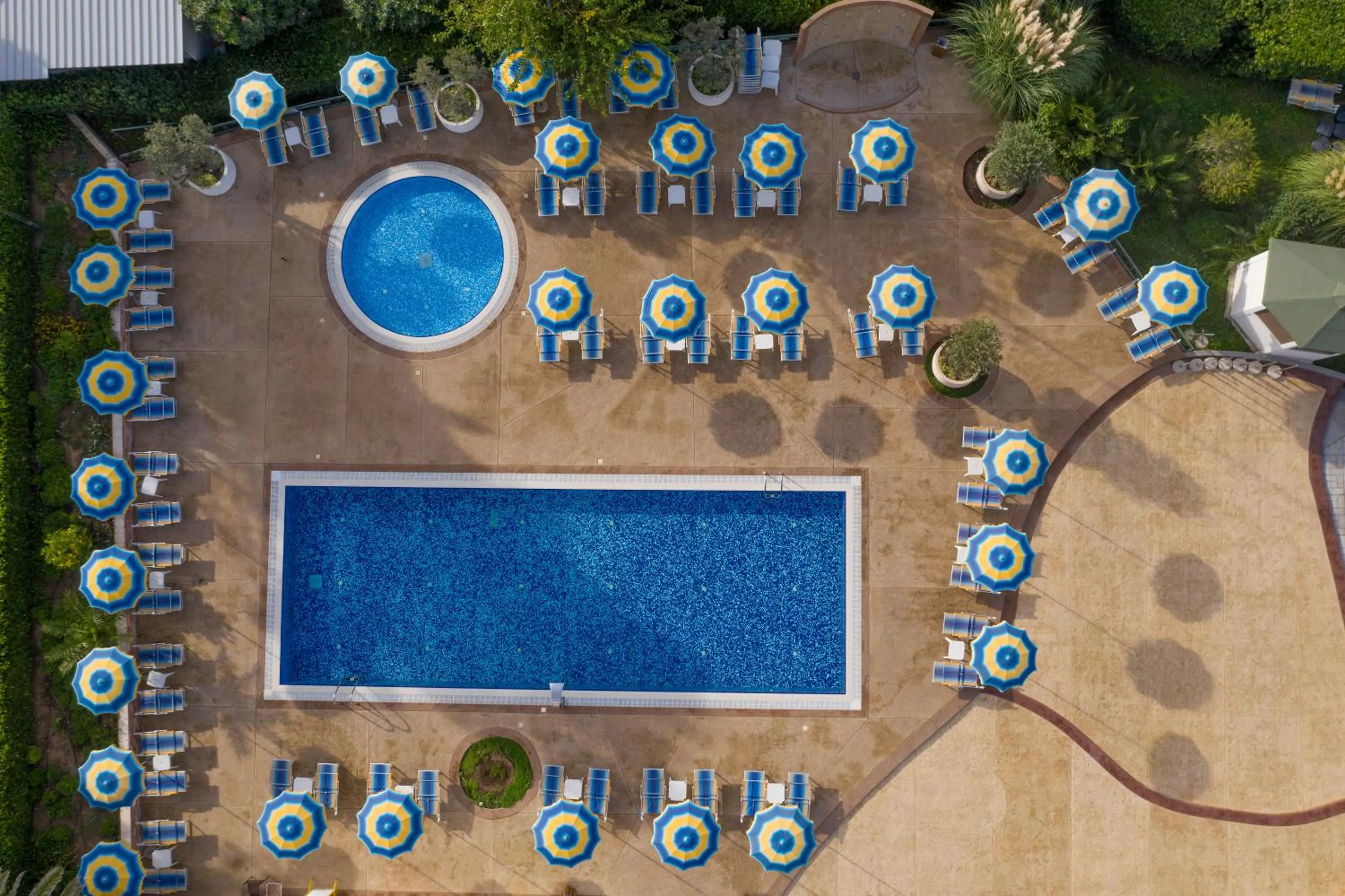 Pool view in Hotel Montenegro