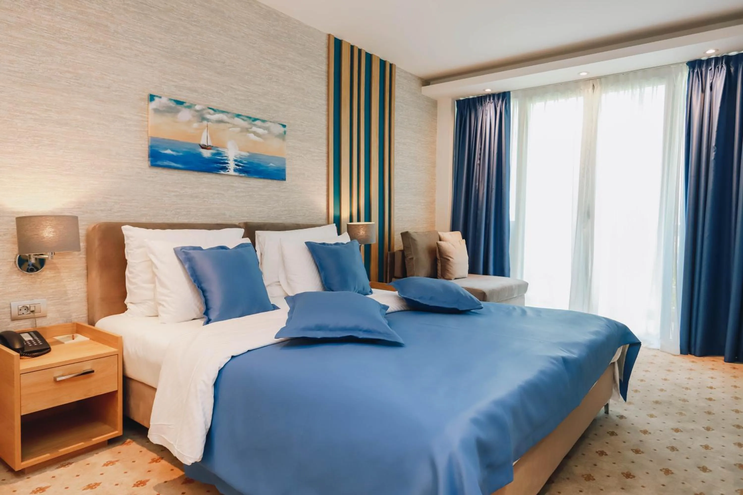 Bedroom, Bed in Hotel Montenegro