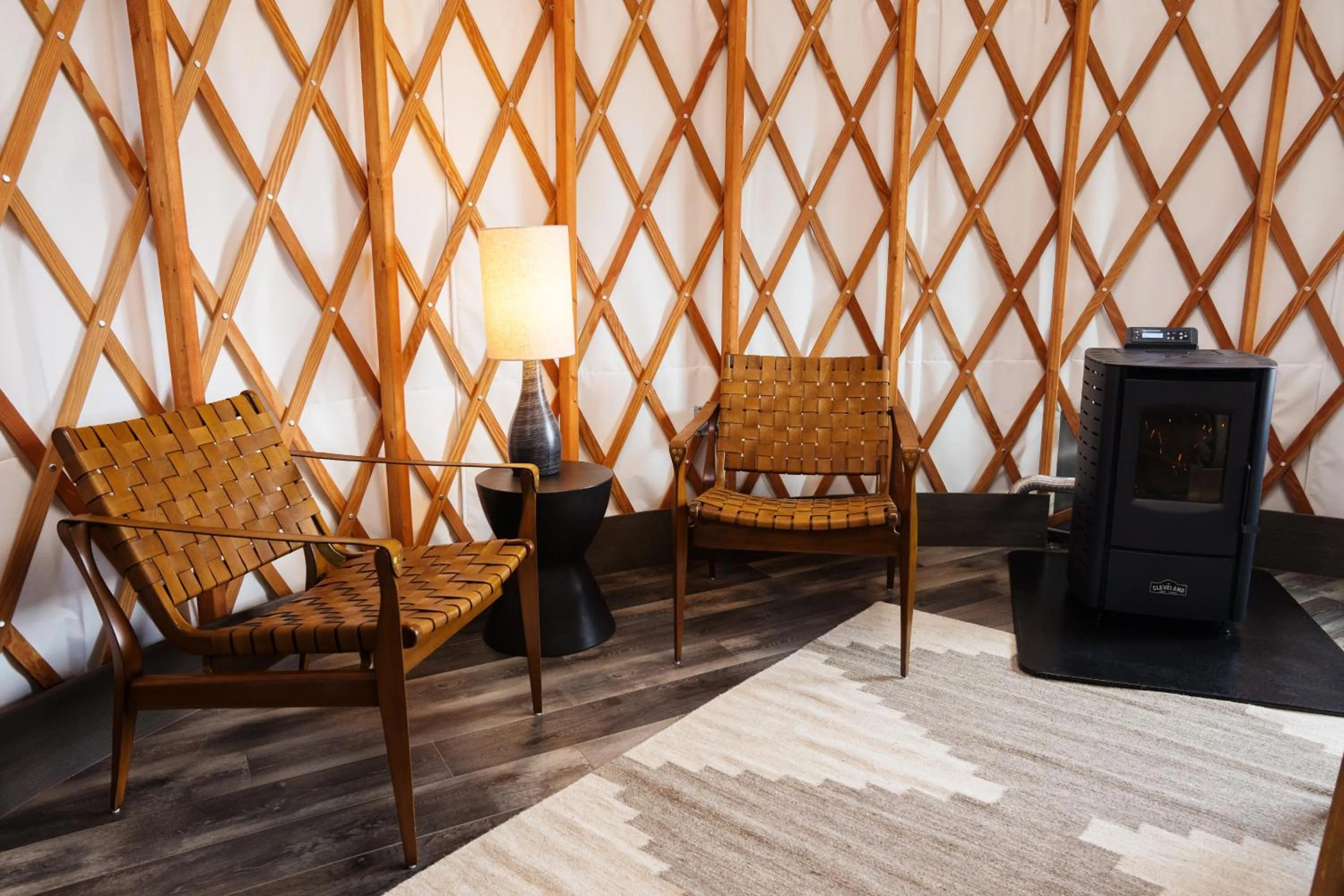 Seating area in Frontier Drive Inn