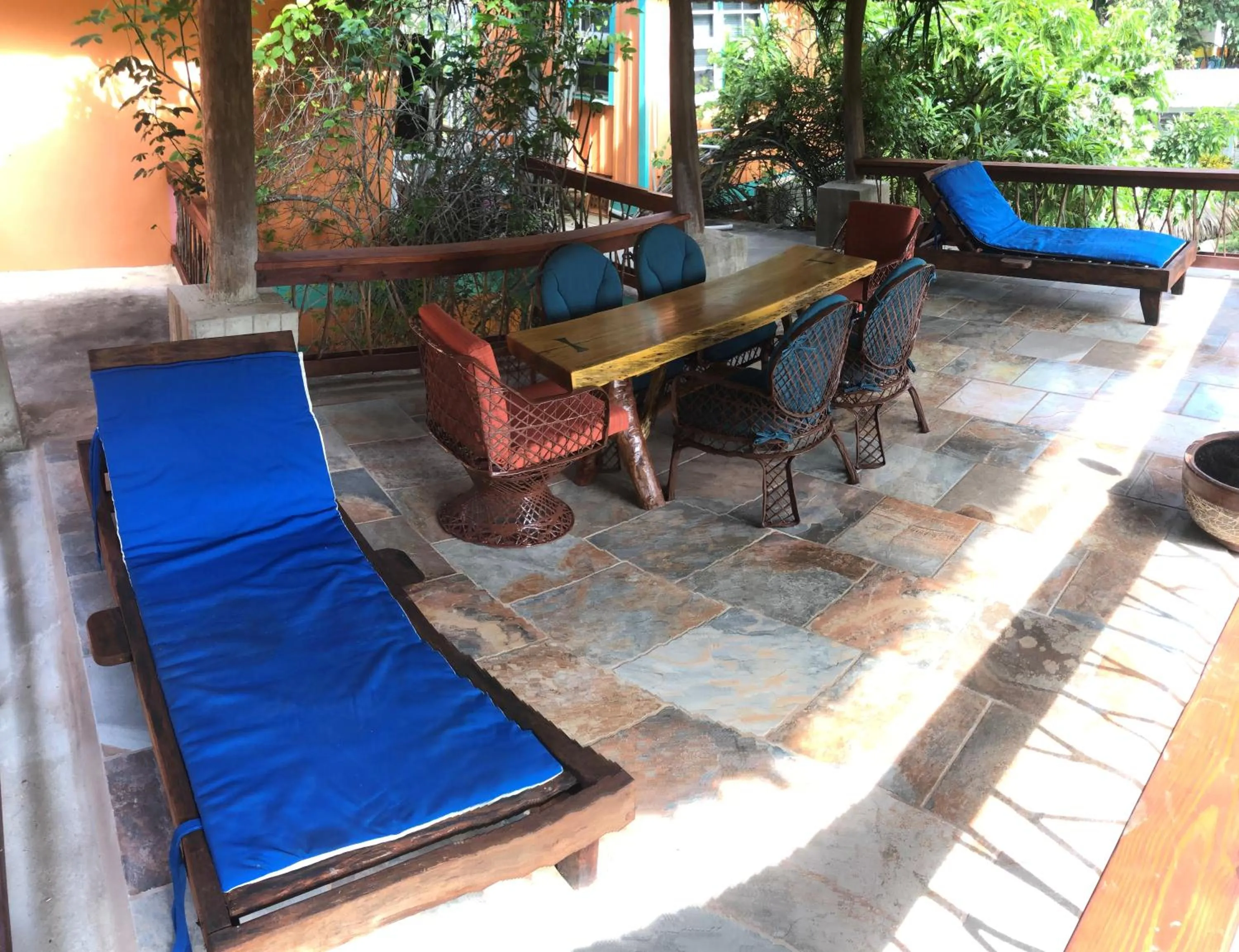 Seating area in Coral Cove Inn