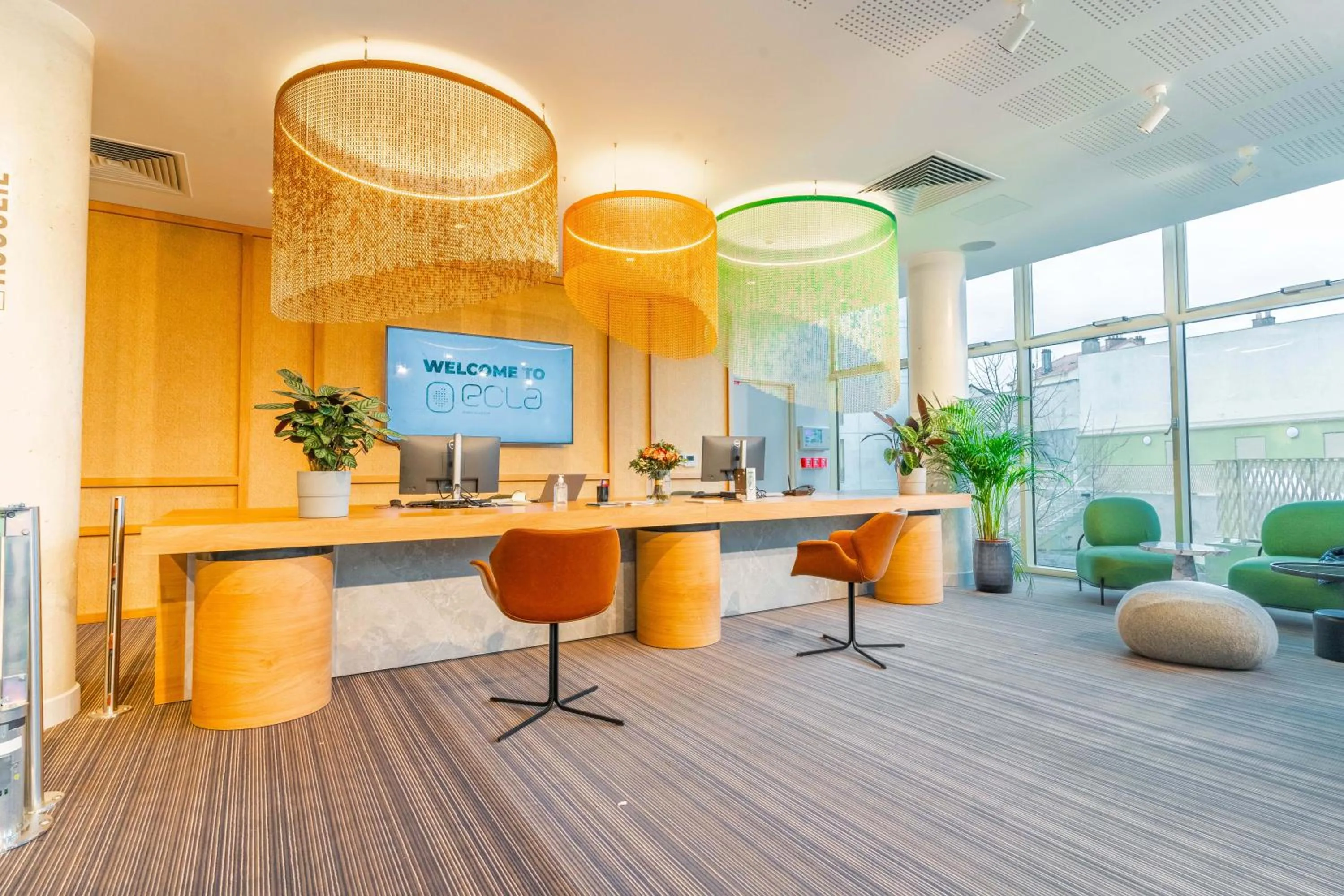 Lobby or reception in Ecla Paris Villejuif